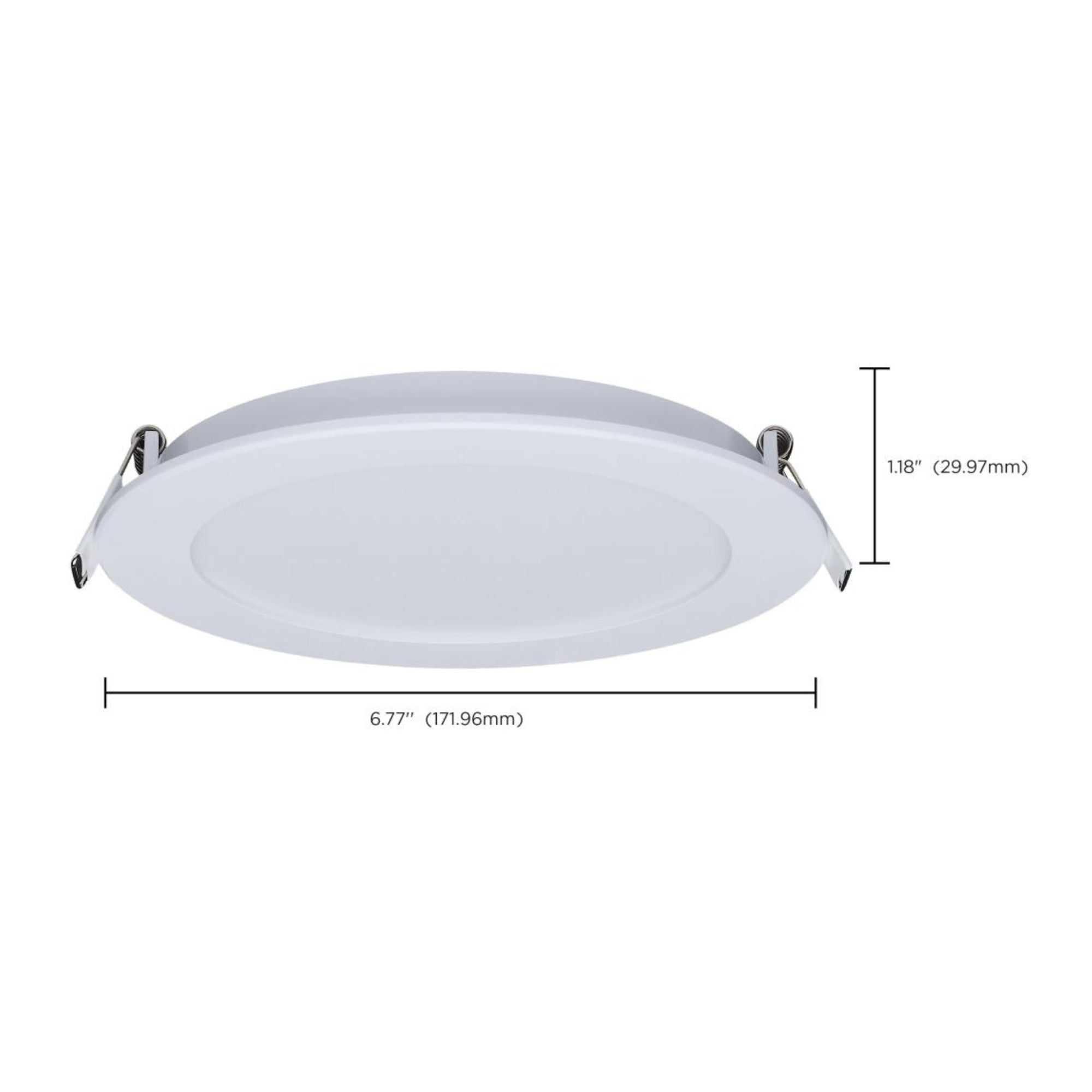 6" Round Performer Series LED Slim Fit Downlight, 1050 Lm, 5-CCT