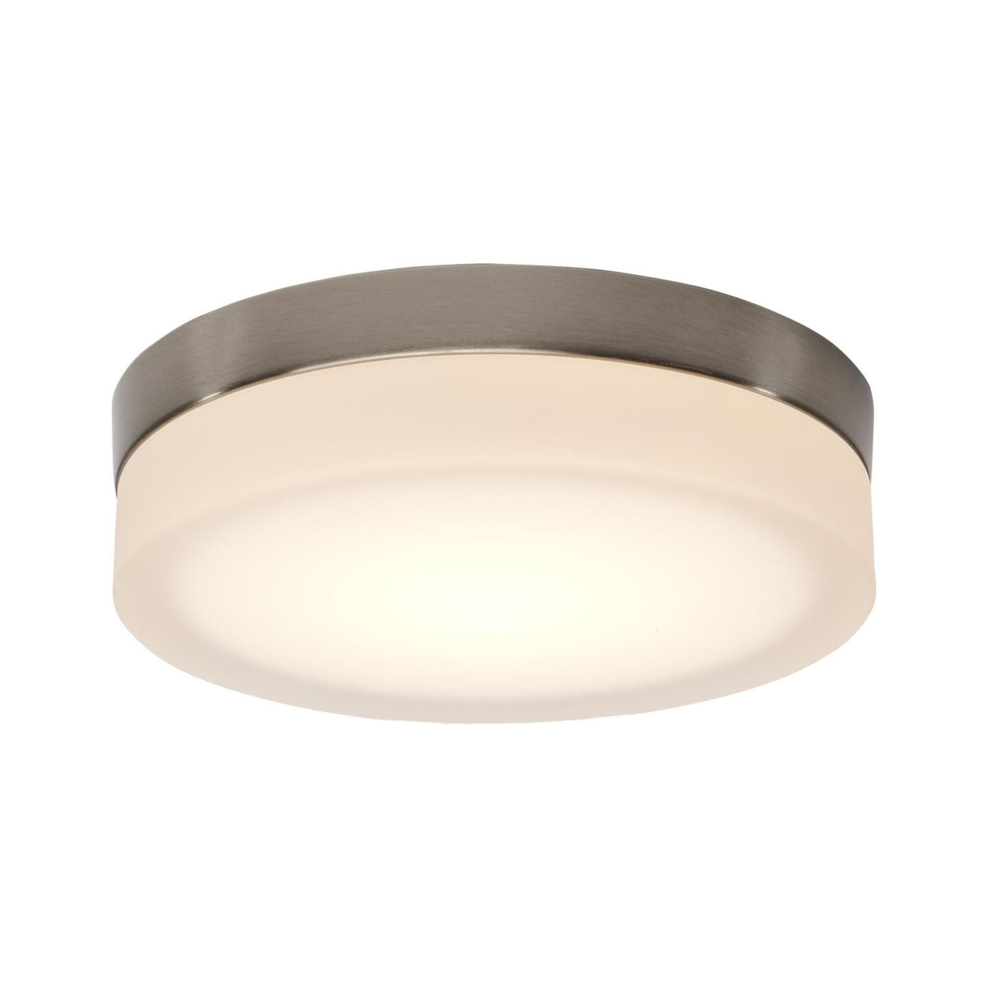 PI 9" LED Flush Mount, 3CCT, Brushed Nickel Finish
