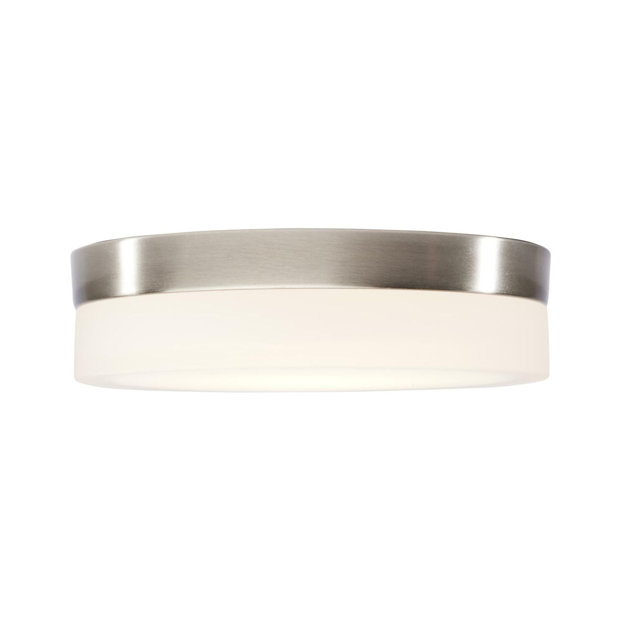 PI 9" LED Flush Mount, 3CCT, Brushed Nickel Finish