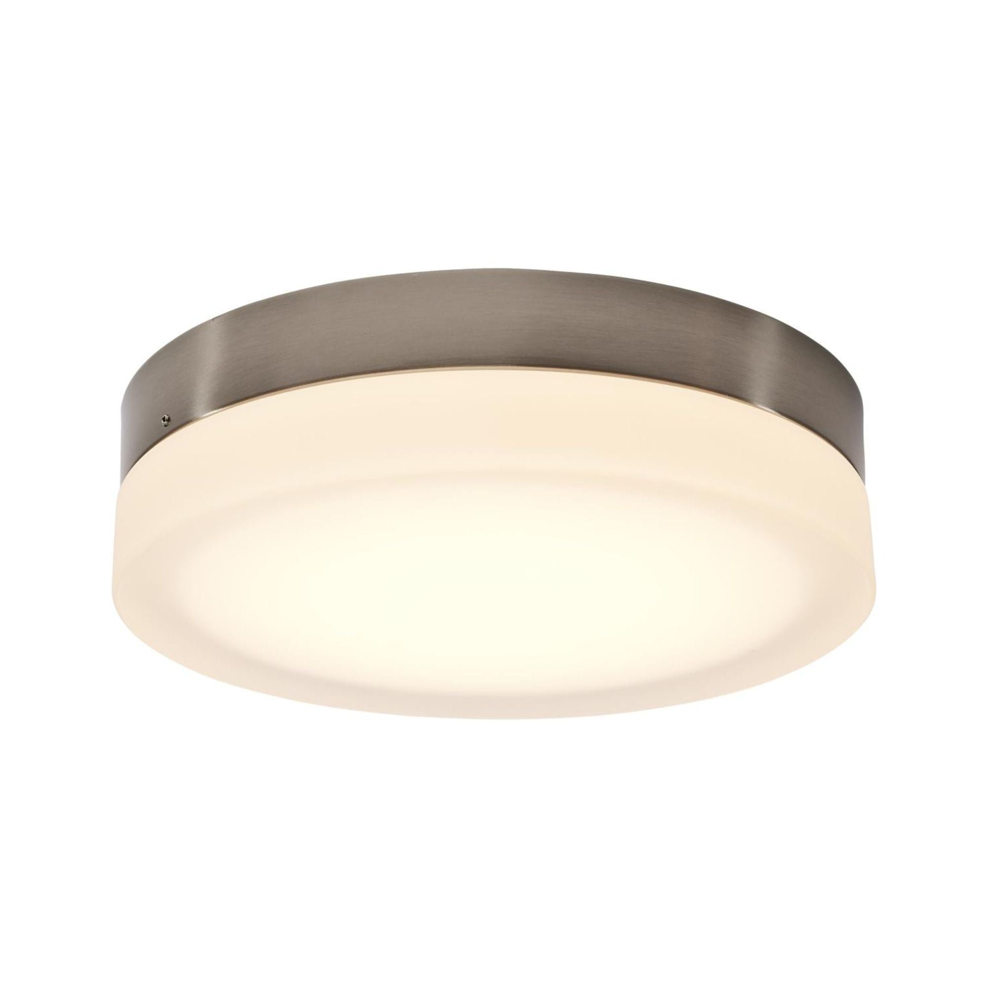 PI 11" LED Flush Mount, 3CCT, Brushed Nickel Finish