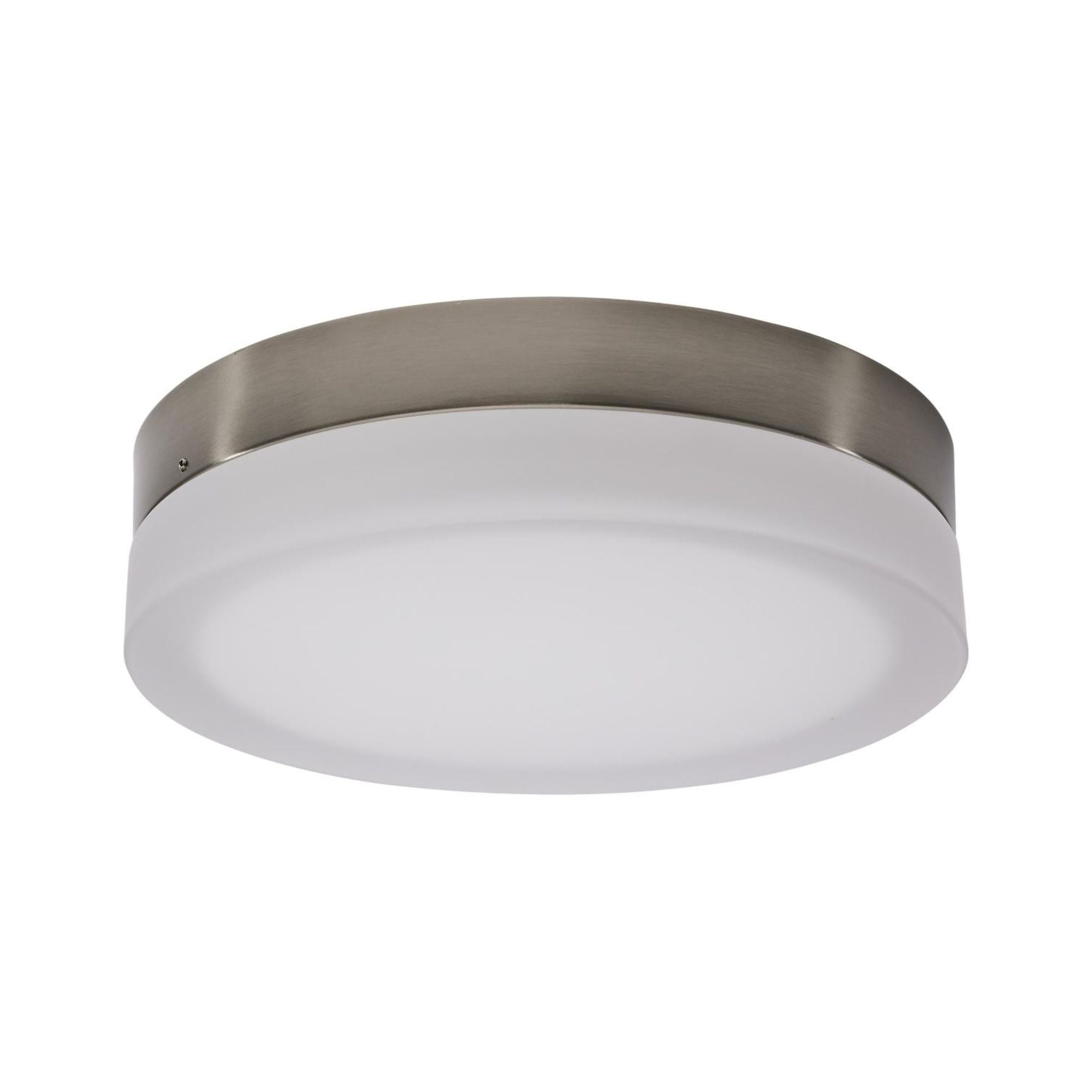 PI 11" LED Flush Mount, 3CCT, Brushed Nickel Finish