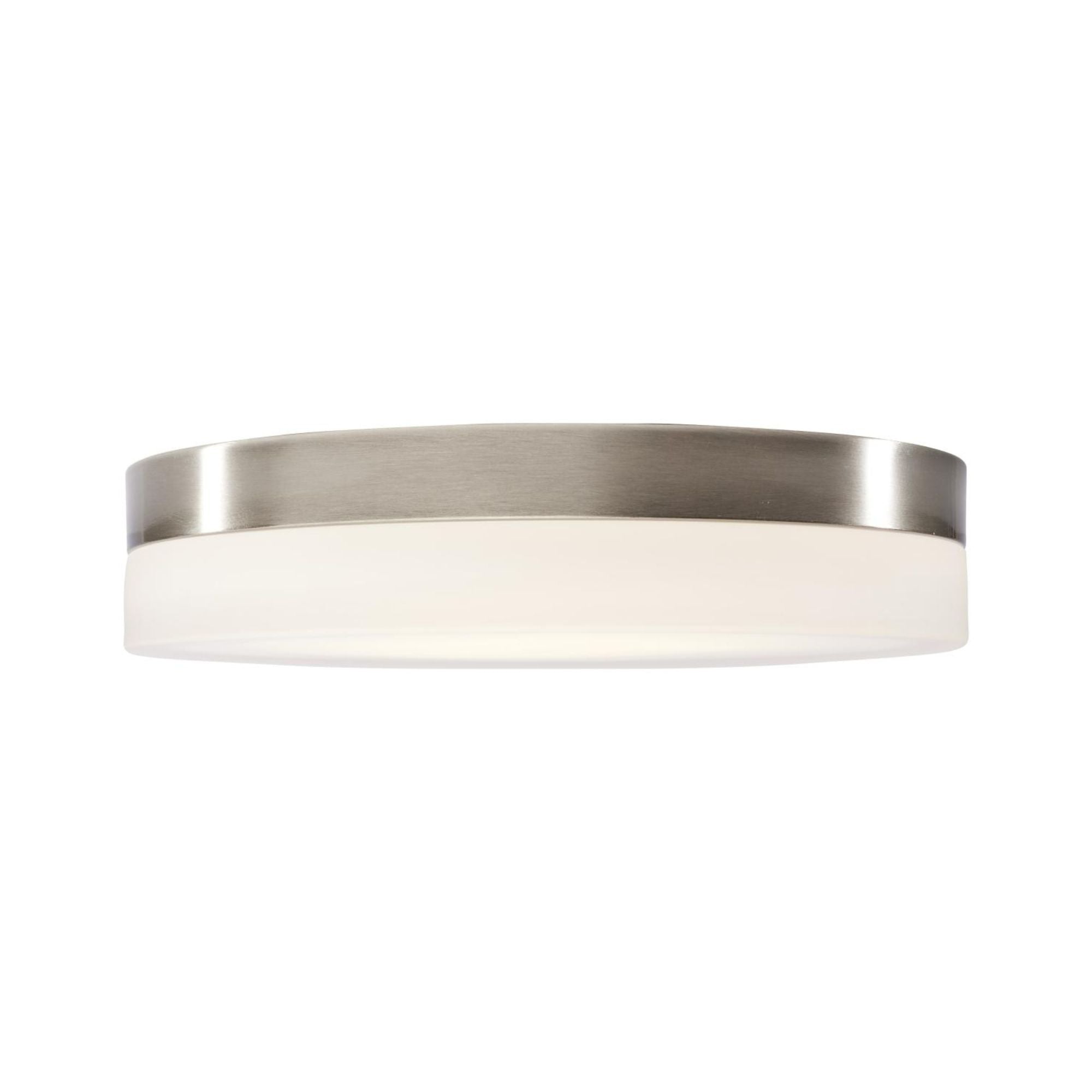 PI 14" LED Flush Mount, 3CCT, Brushed Nickel Finish