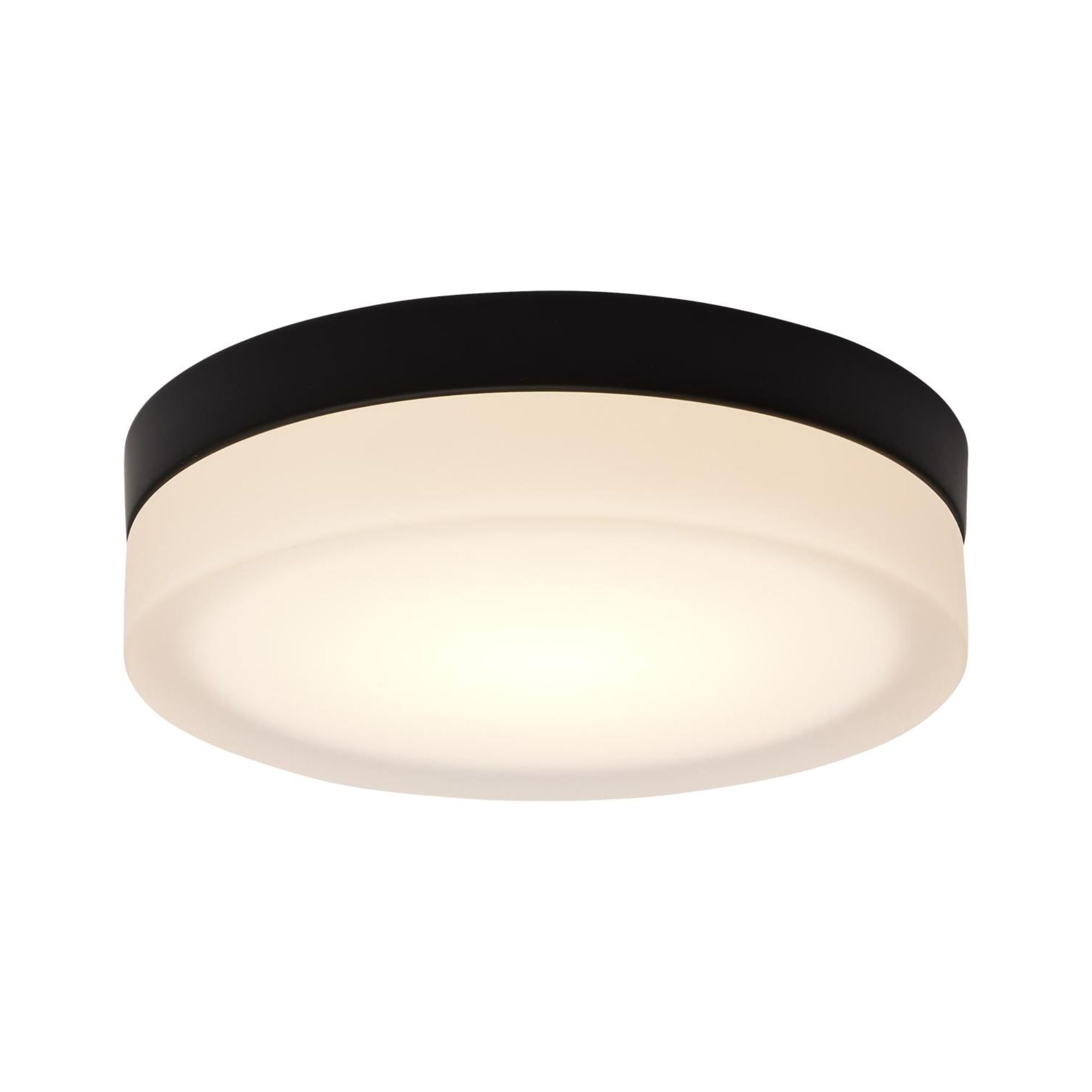 PI 9" LED Flush Mount, 3CCT, Matte Black Finish