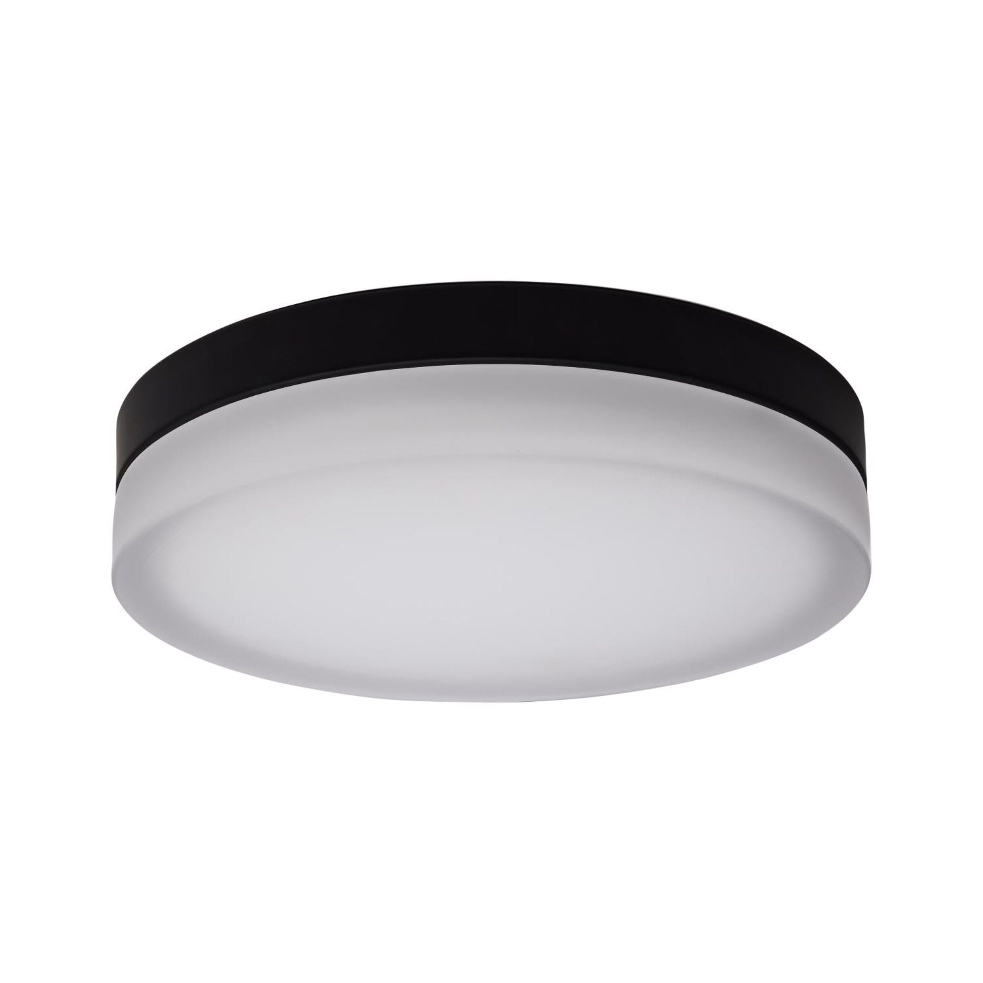 PI 14" LED Flush Mount, 3CCT, Matte Black Finish