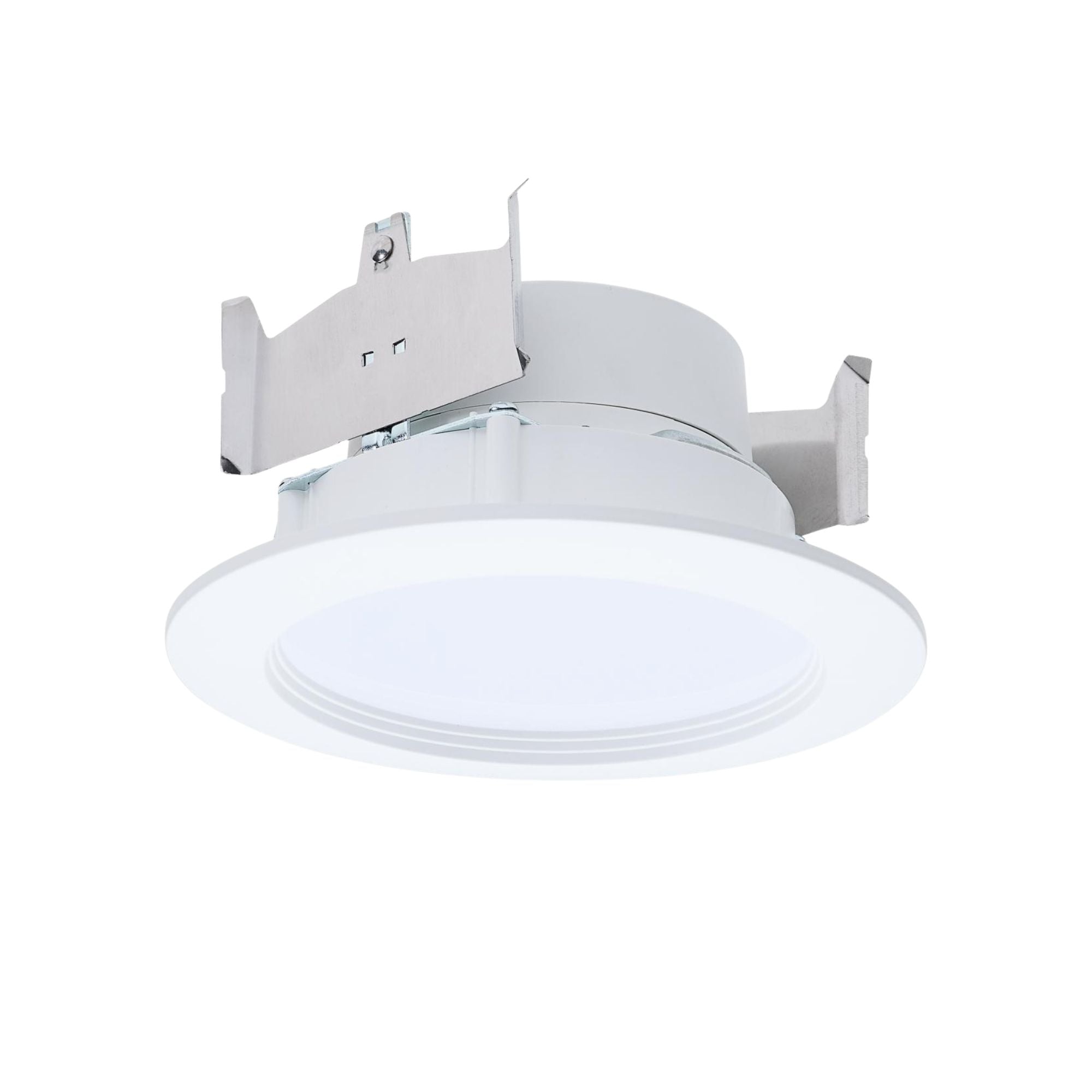 Plus Series 4" LED Retrofit Downlight, 8W, 700 Lm, 5-CCT, Regressed Trim