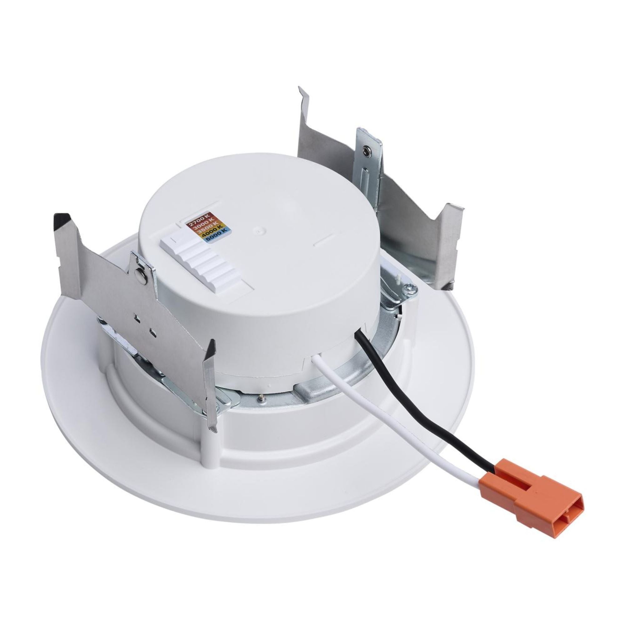 Plus Series 4" LED Retrofit Downlight, 8W, 700 Lm, 5-CCT, Regressed Trim