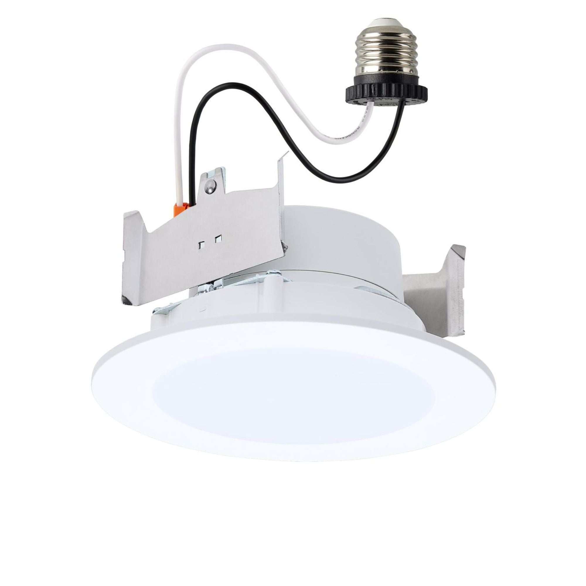 PRO Series 4" LED Retrofit Downlight, 9W, 900 Lm, 5-CCT, Flat Trim