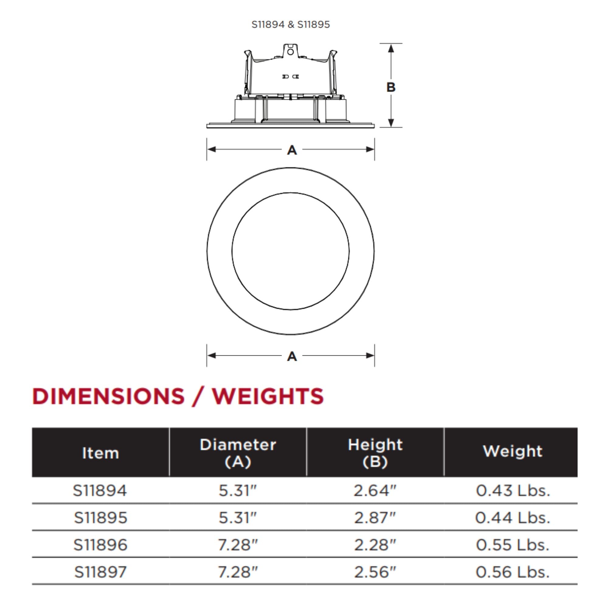 PRO Series 4" LED Retrofit Downlight, 9W, 900 Lm, 5-CCT, Regressed Trim