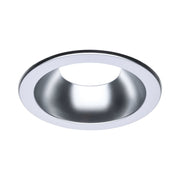 Satco 8" Round Commercial DL Trim, Clear Finish