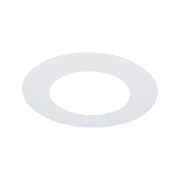 Satco 6" Round Goof Ring for Commercial DL, White Finish