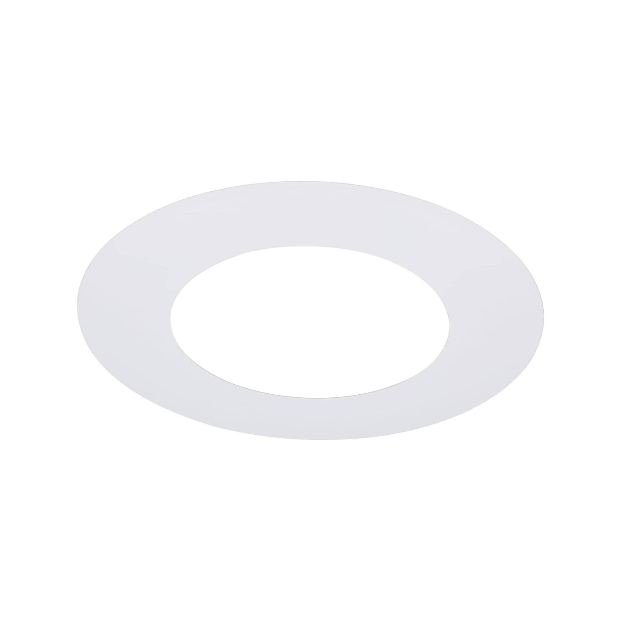 Satco 6" Round Goof Ring for Commercial DL, White Finish