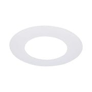 Satco 8" Round Goof Ring for Commercial DL, White Finish