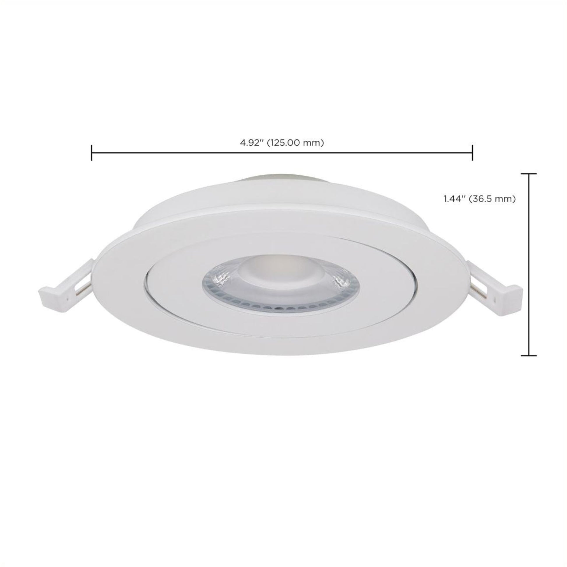 SATCO|NUVO - Starfish 4" Smart Gimbal LED Recessed Light, 750lm, RGB, 120-277V, White | Bees Lighting