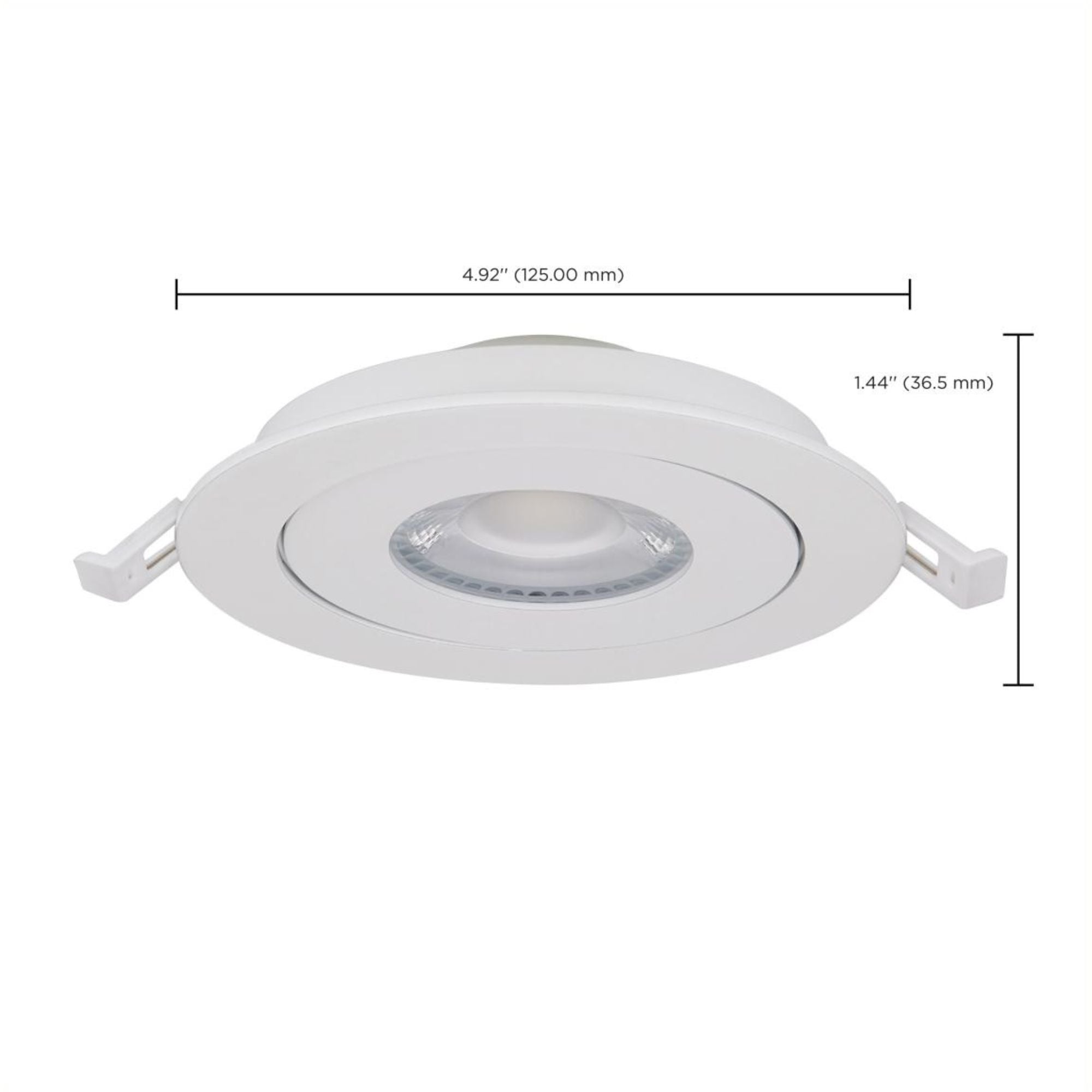 SATCO|NUVO - Starfish 4" Smart Gimbal LED Recessed Light, 750lm, RGB, 120-277V, White | Bees Lighting