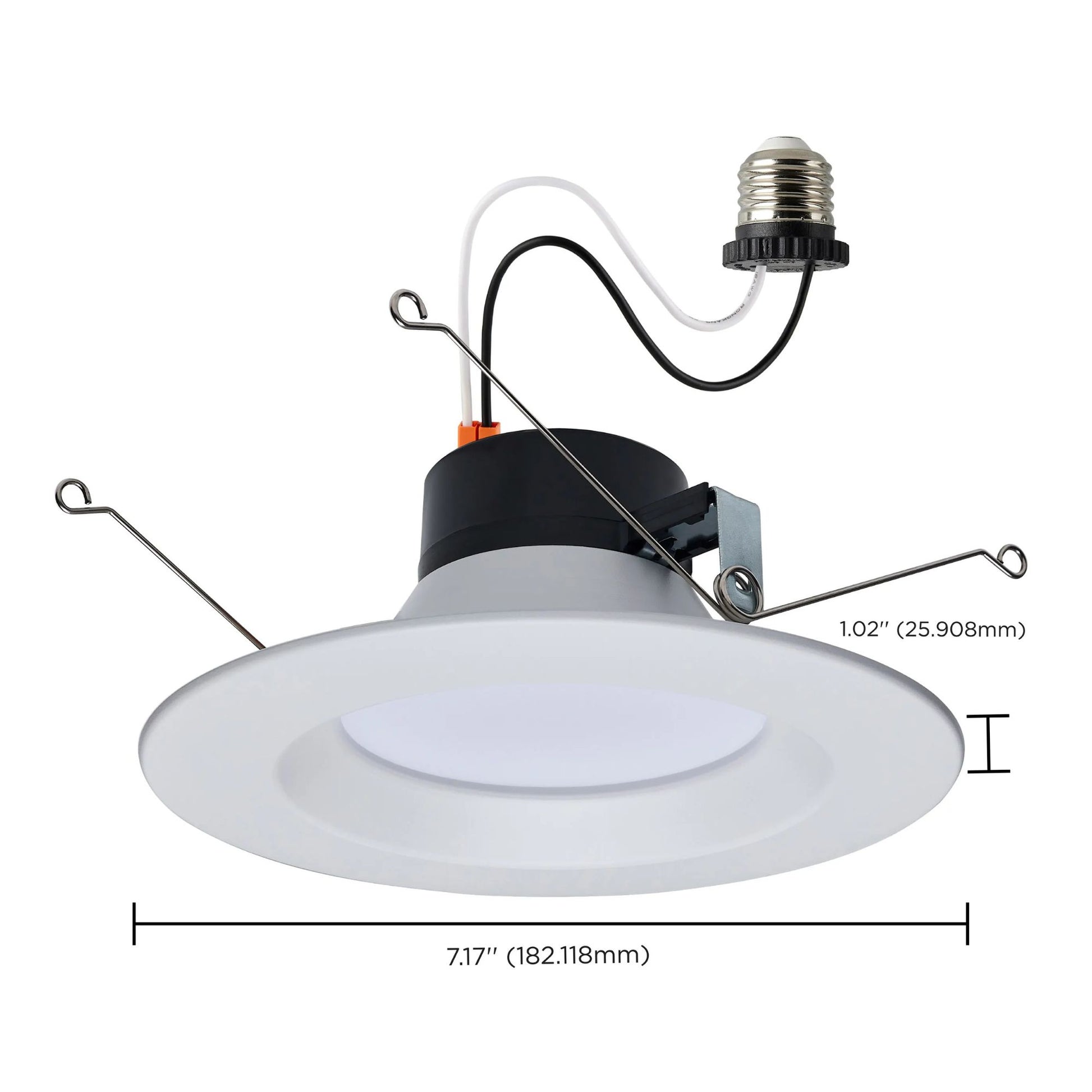 SATCO|NUVO - Starfish 6" LED Smart Retrofit Downlight, 11W, 900lm, RGB, Round Smooth Trim | Bees Lighting