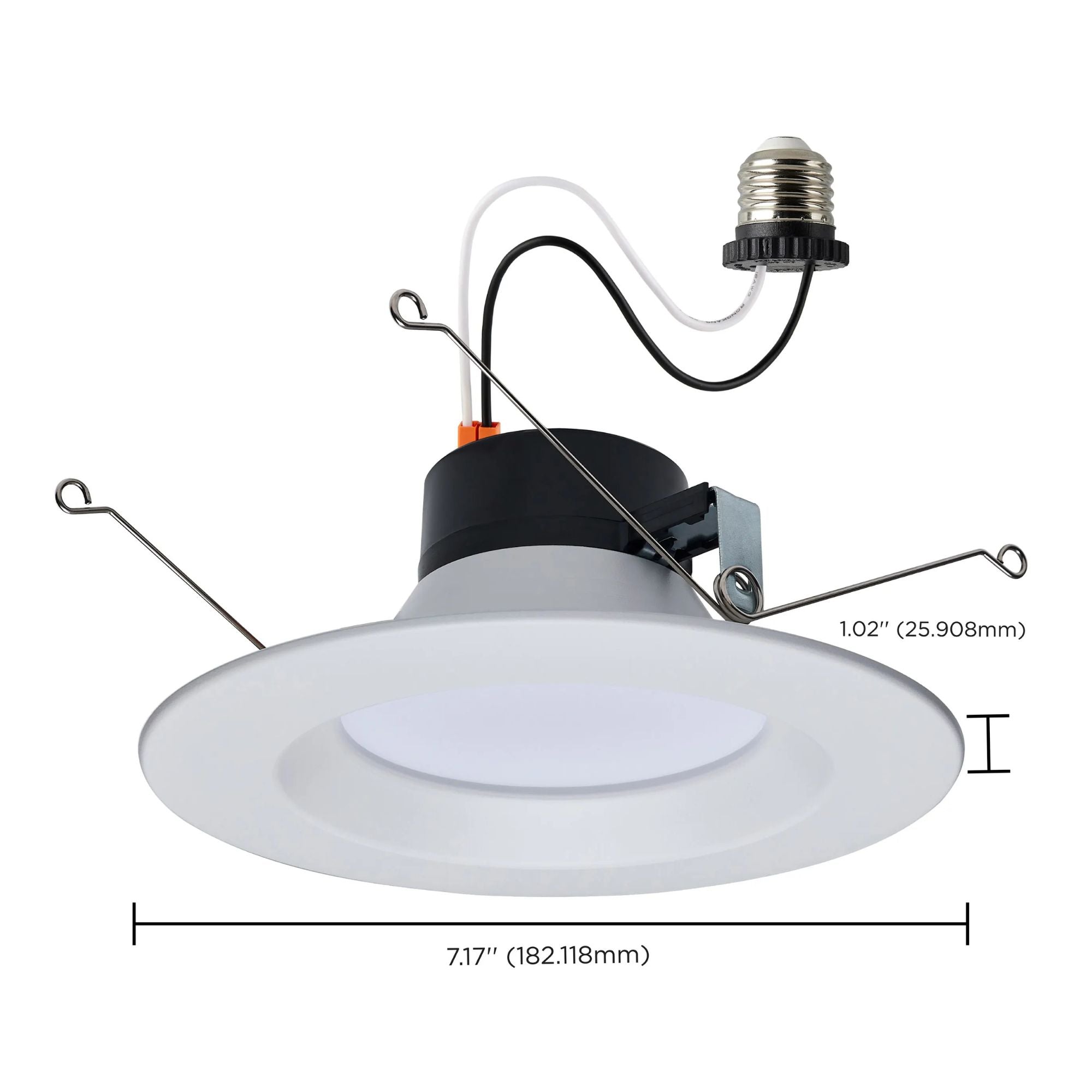 SATCO|NUVO - Starfish 6" LED Smart Retrofit Downlight, 11W, 900lm, RGB, Round Smooth Trim | Bees Lighting