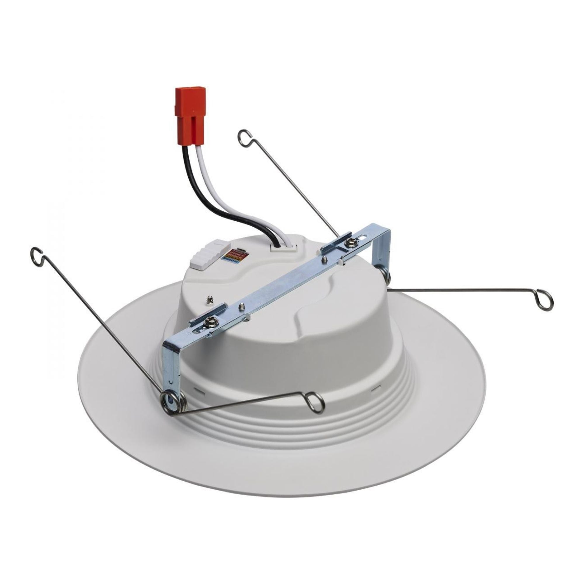 5/6" Retrofit LED Can Light, 9W, 800 Lm, 5-CCT, White Baffle Trim