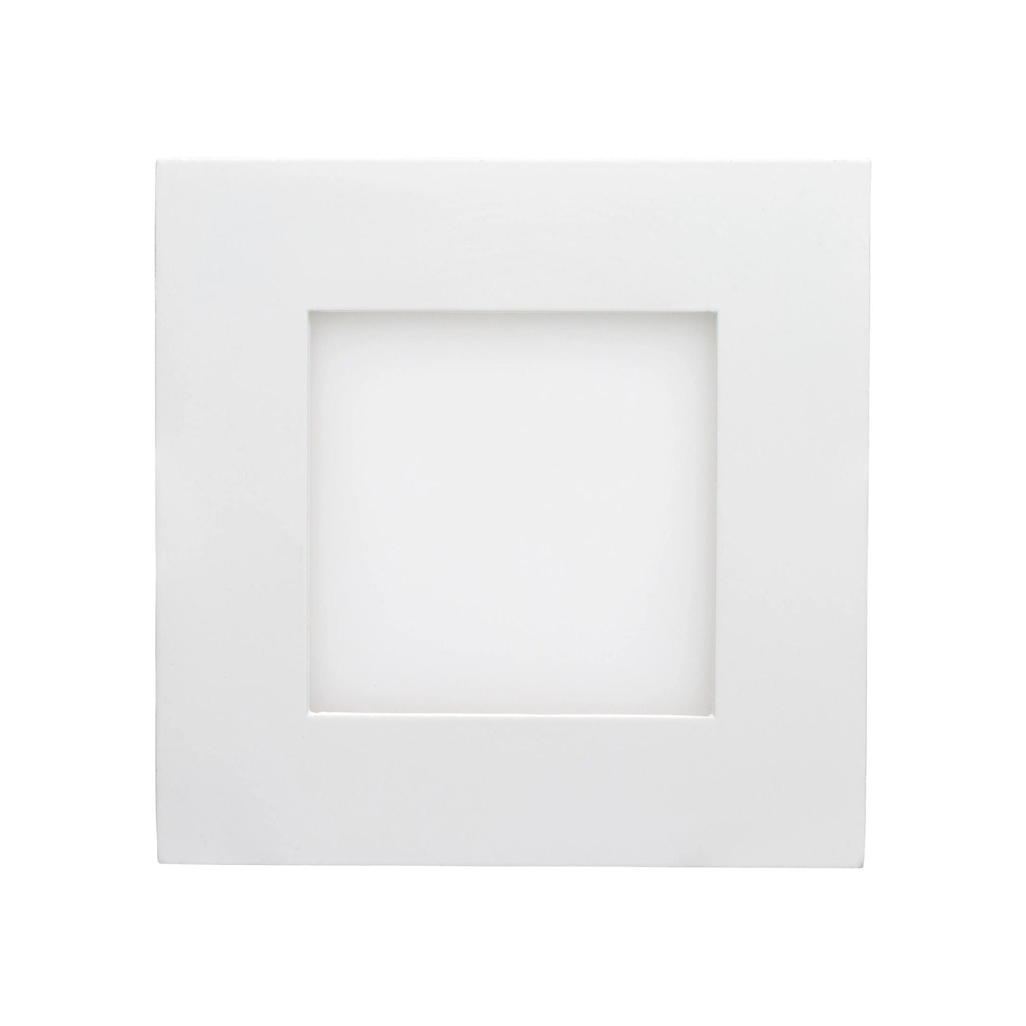 Slim Fit 4" Square Canless LED Recessed Light, 850lm, 5CCT, White