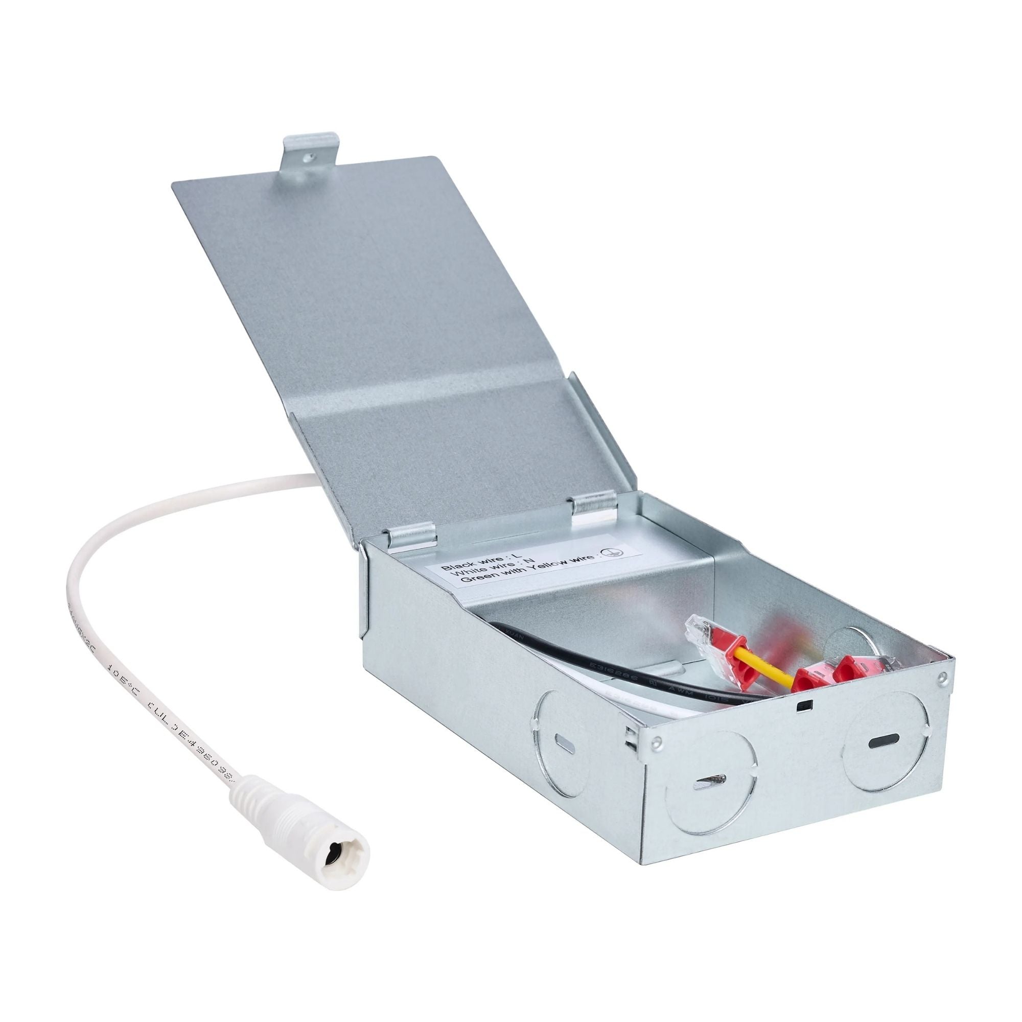 Slim Fit 4" Square Canless LED Recessed Light, 850lm, 5CCT, White