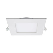 Slim Fit 6" Square Canless LED Recessed Light, 1050lm, 5CCT, White