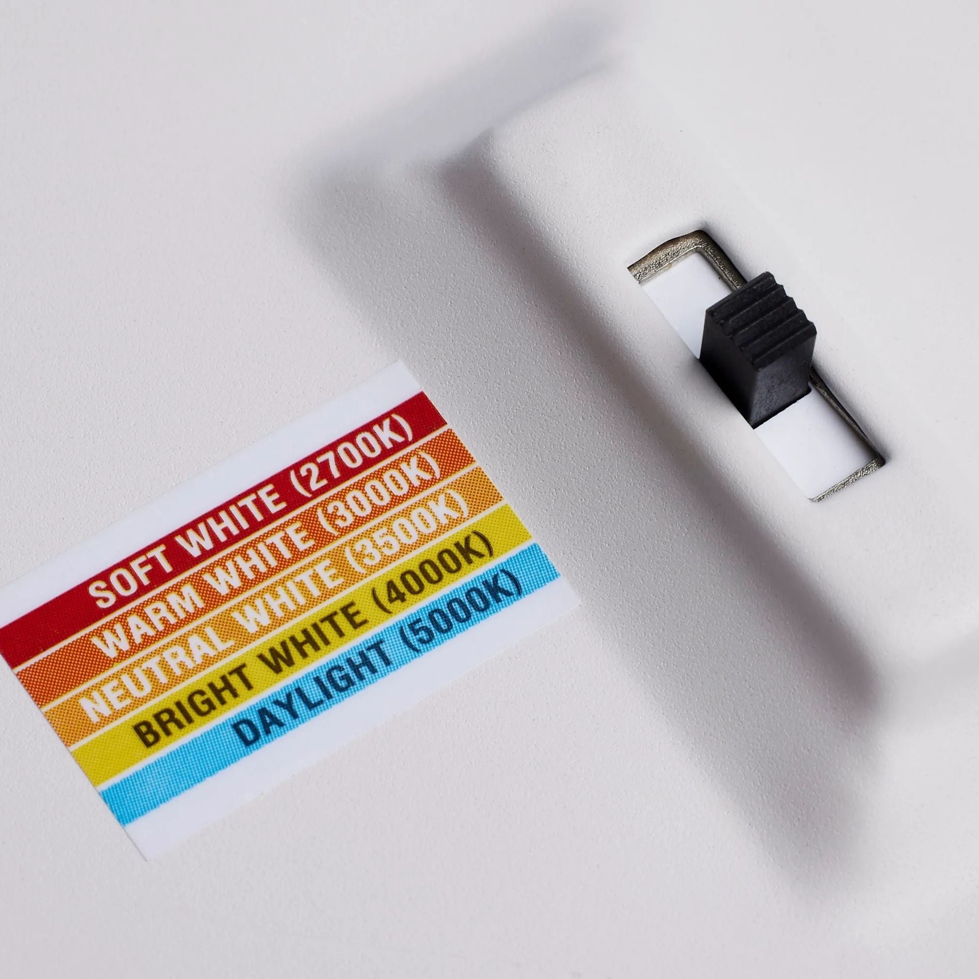 Slim Fit 6" Square Canless LED Recessed Light, 1050lm, 5CCT, White