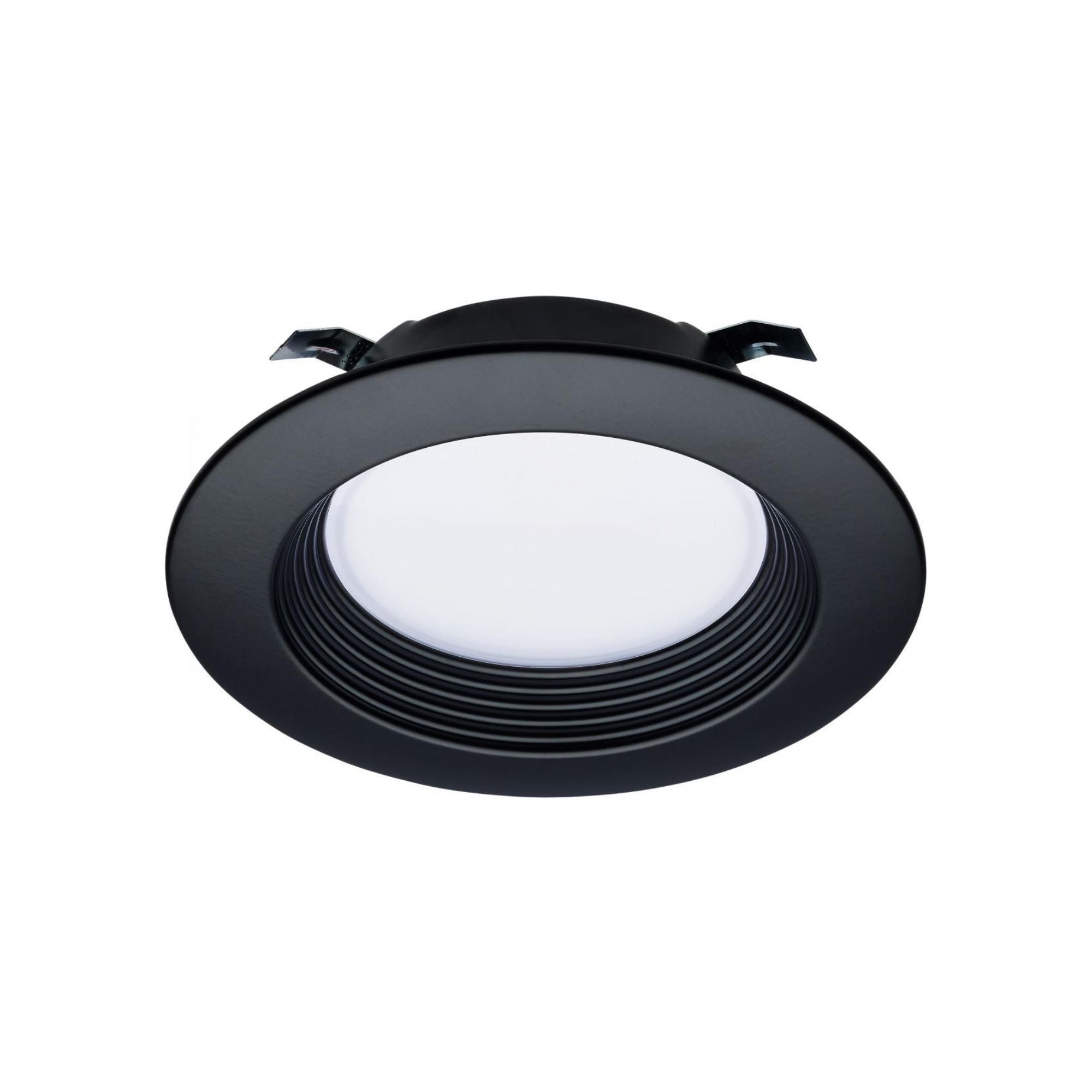 4" Retrofit LED Can Light, 7W, 600 Lm, 5-CCT, Black Baffle Trim