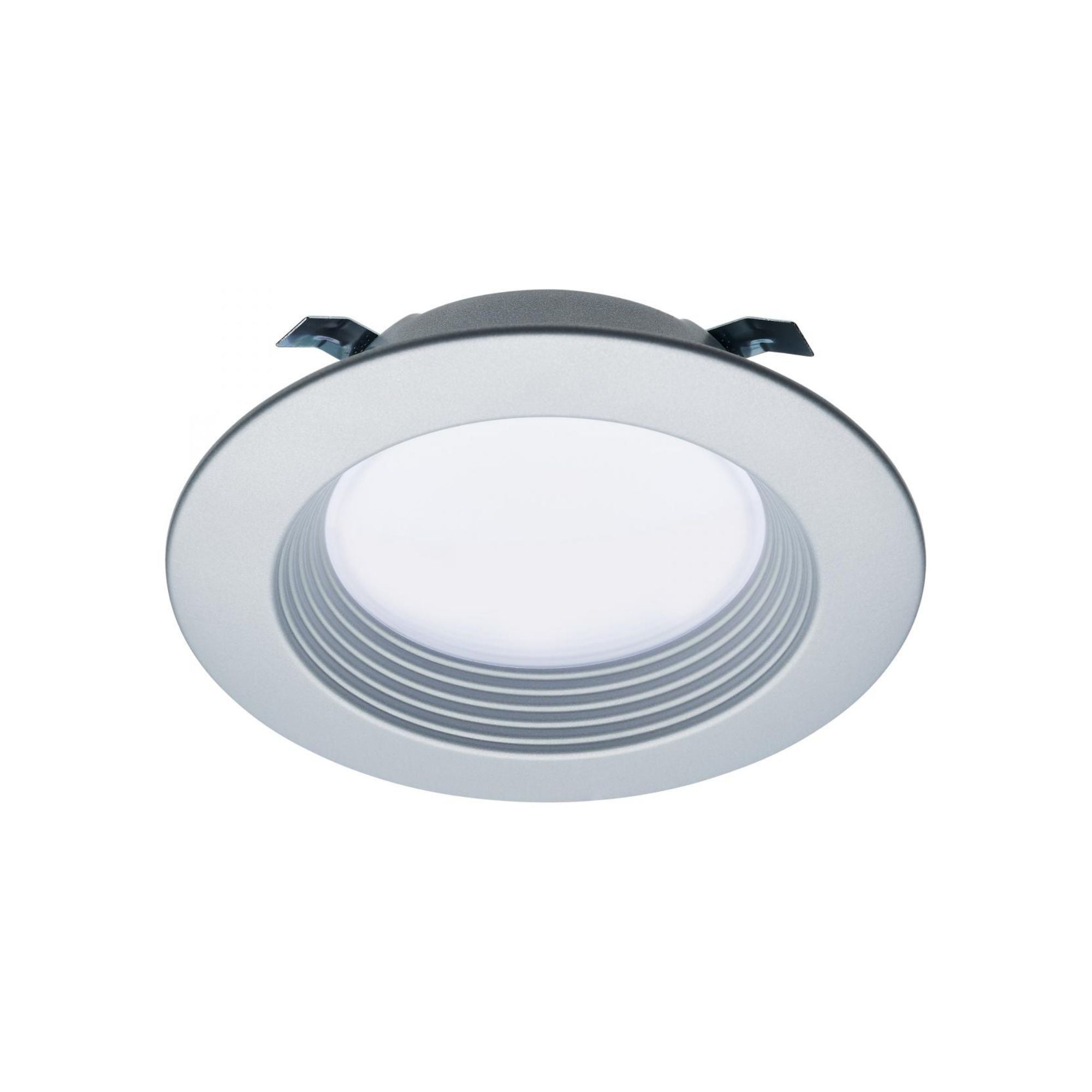 4" Retrofit LED Can Light, 7W, 600 Lm, 5-CCT, Nickel Baffle Trim