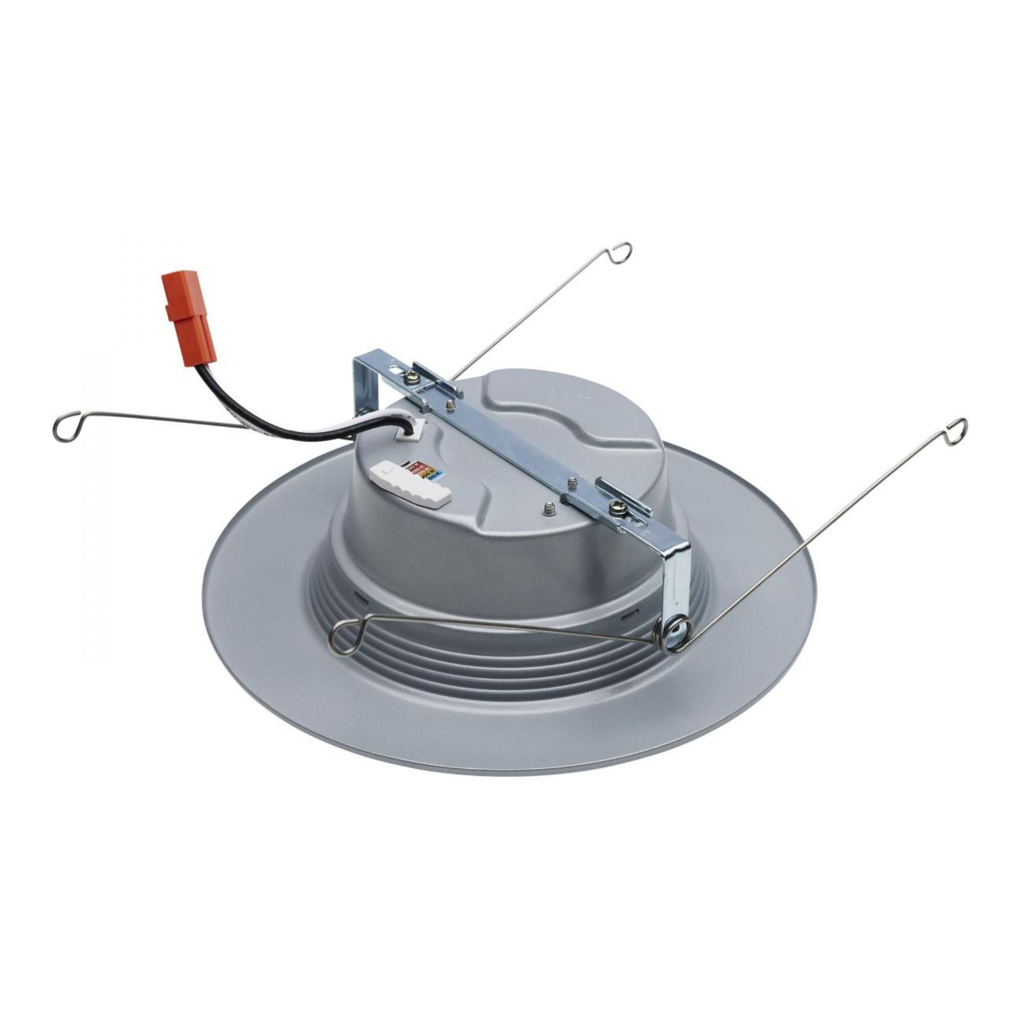 5/6" Retrofit LED Can Light, 9W, 800 Lm, 5-CCT, Nickel Baffle Trim