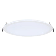 Slim Fit 12" Round Canless LED Recessed Light, 4000lm, 5CCT, 120-277V, White