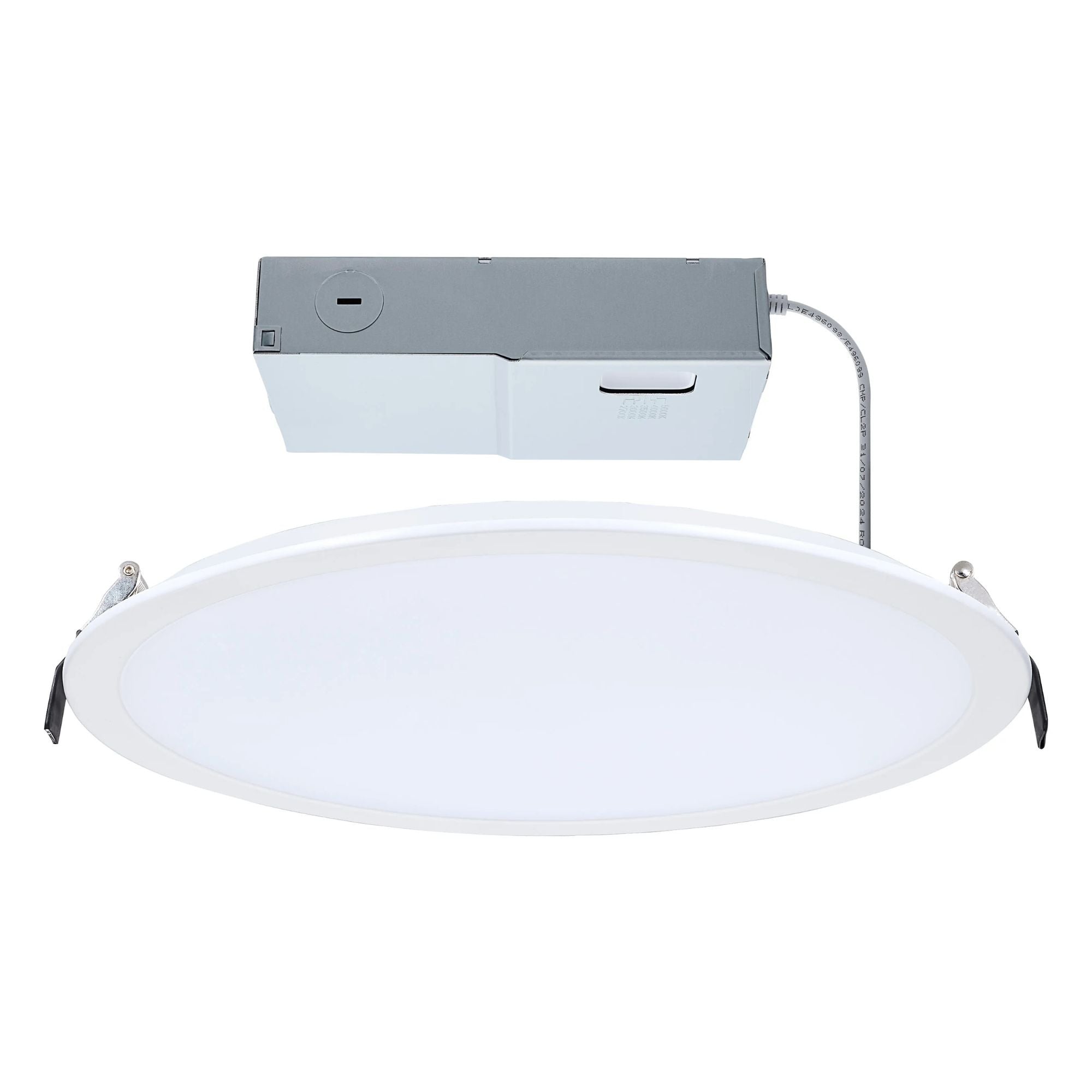 Slim Fit 12" Round Canless LED Recessed Light, 4000lm, 5CCT, 120-277V, White