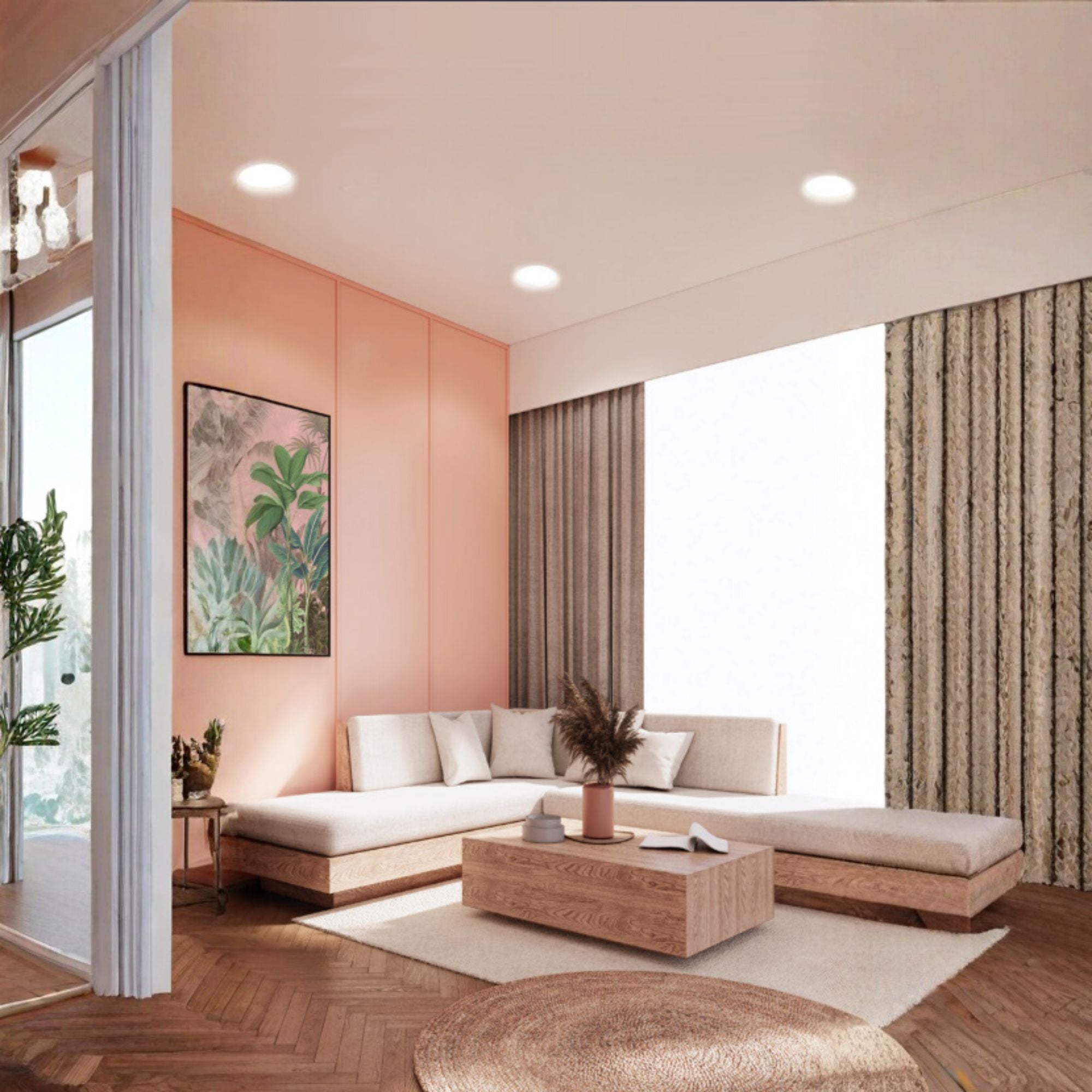 Slim Fit 12" Round Canless LED Recessed Light, 4000lm, 5CCT, 120-277V, White