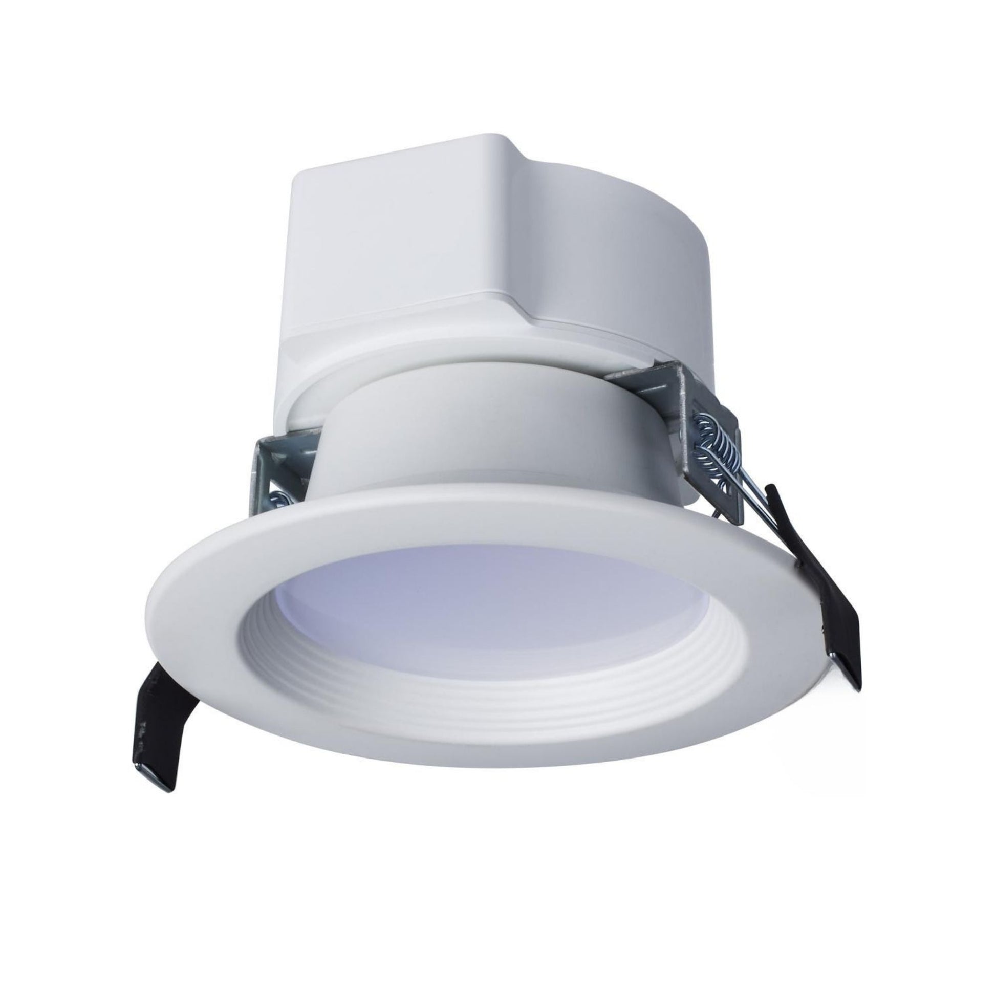 4" Commercial LED Downlight, 12W, 1200 Lm, 5-CCT, Baffle Trim, 120-277V - Bees Lighting