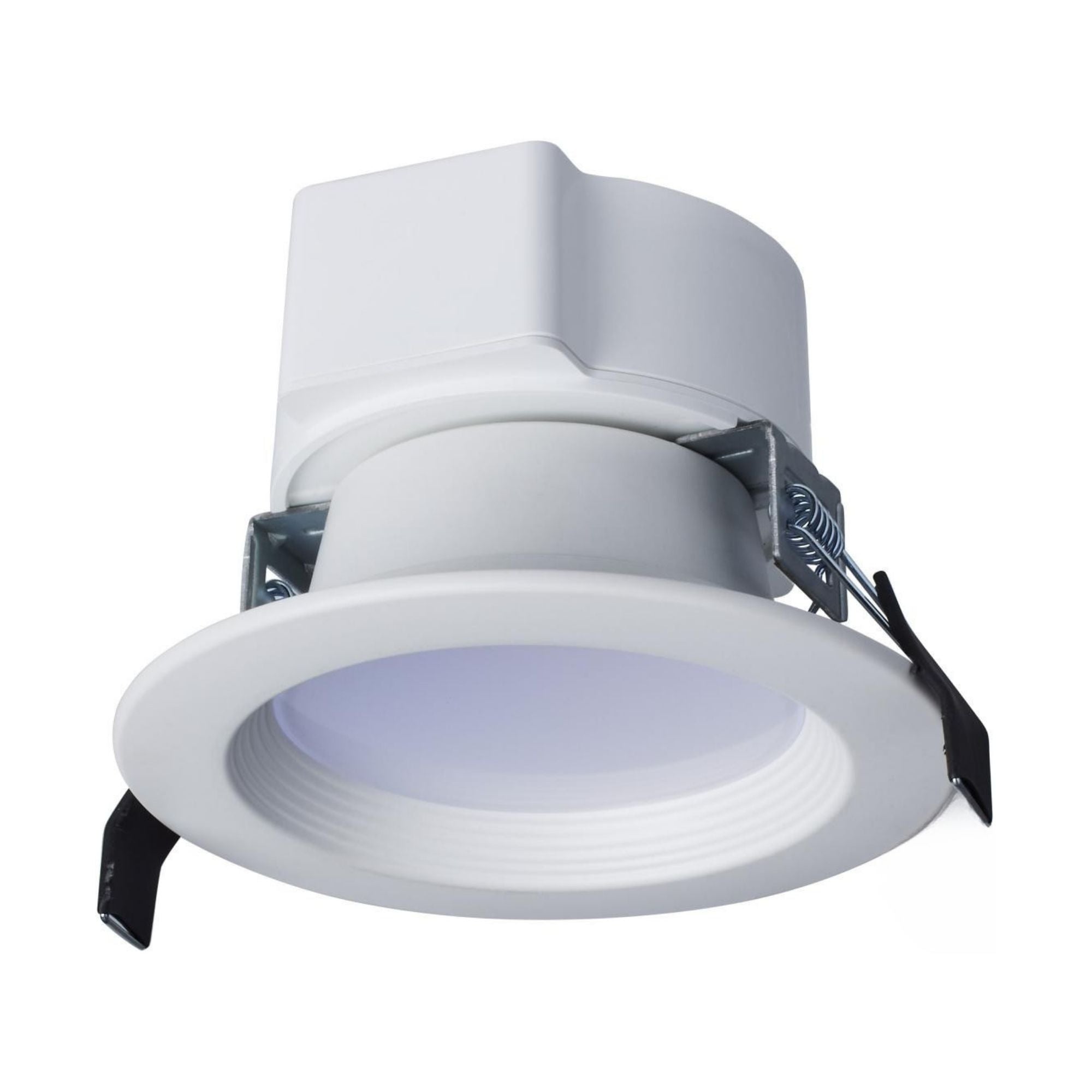 4" Commercial LED Downlight, 12W, 1200 Lm, 5-CCT, Baffle Trim, 120-277V