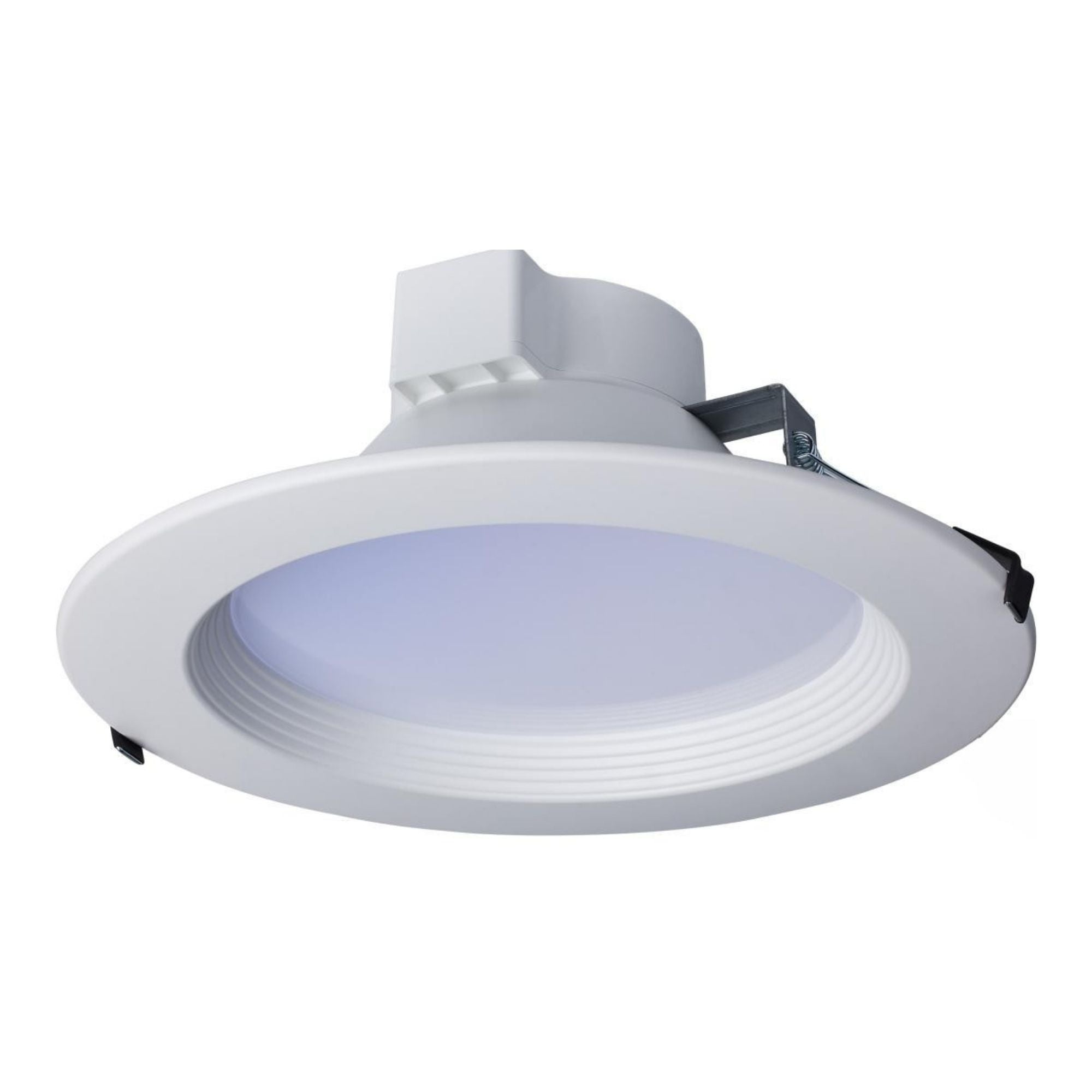 10" Commercial LED Downlight, 30W, 3500 Lm, 5-CCT, Baffle Trim, 120-277V