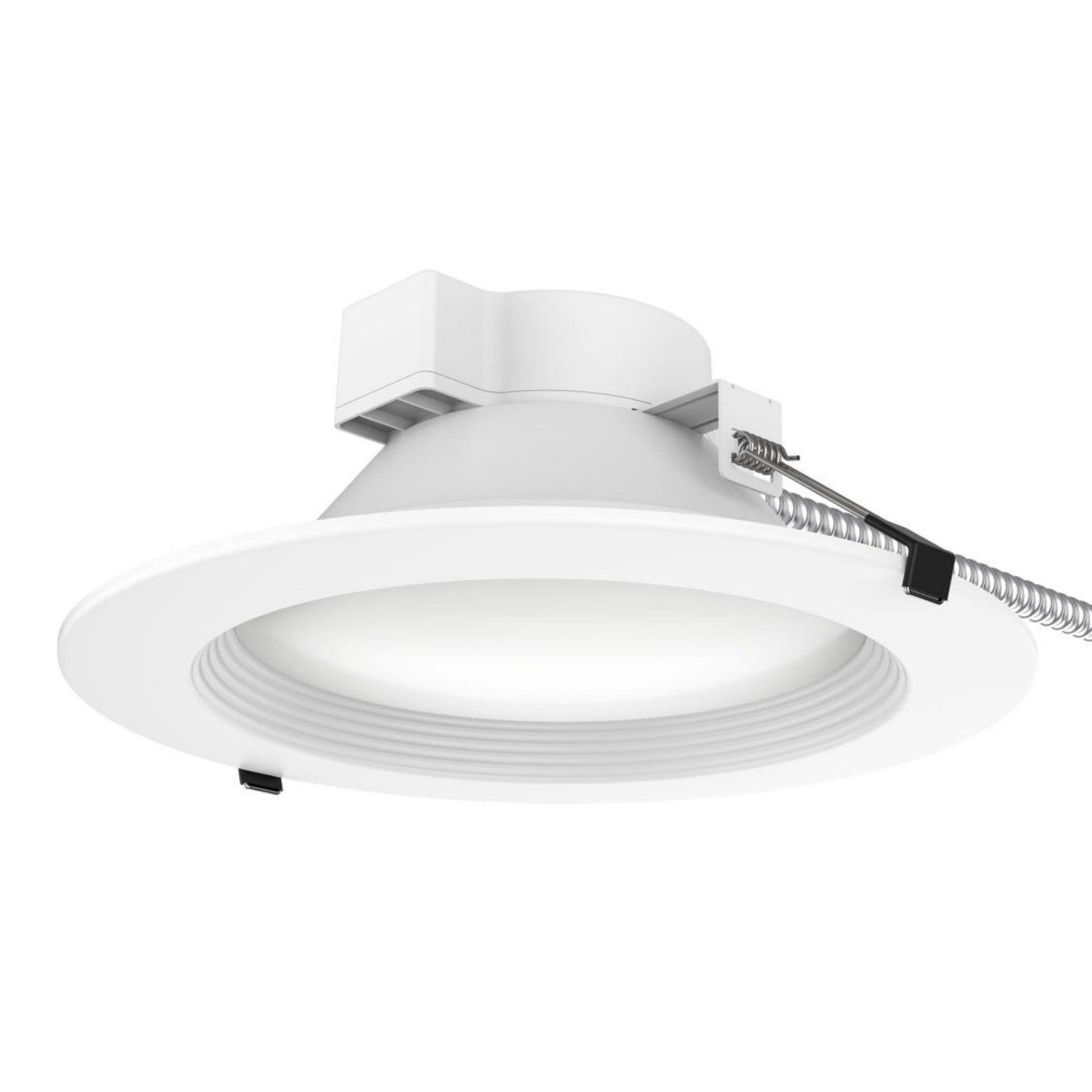 10" Commercial LED Downlight, 30W, 3500 Lm, 5-CCT, Baffle Trim, 120-277V - Bees Lighting