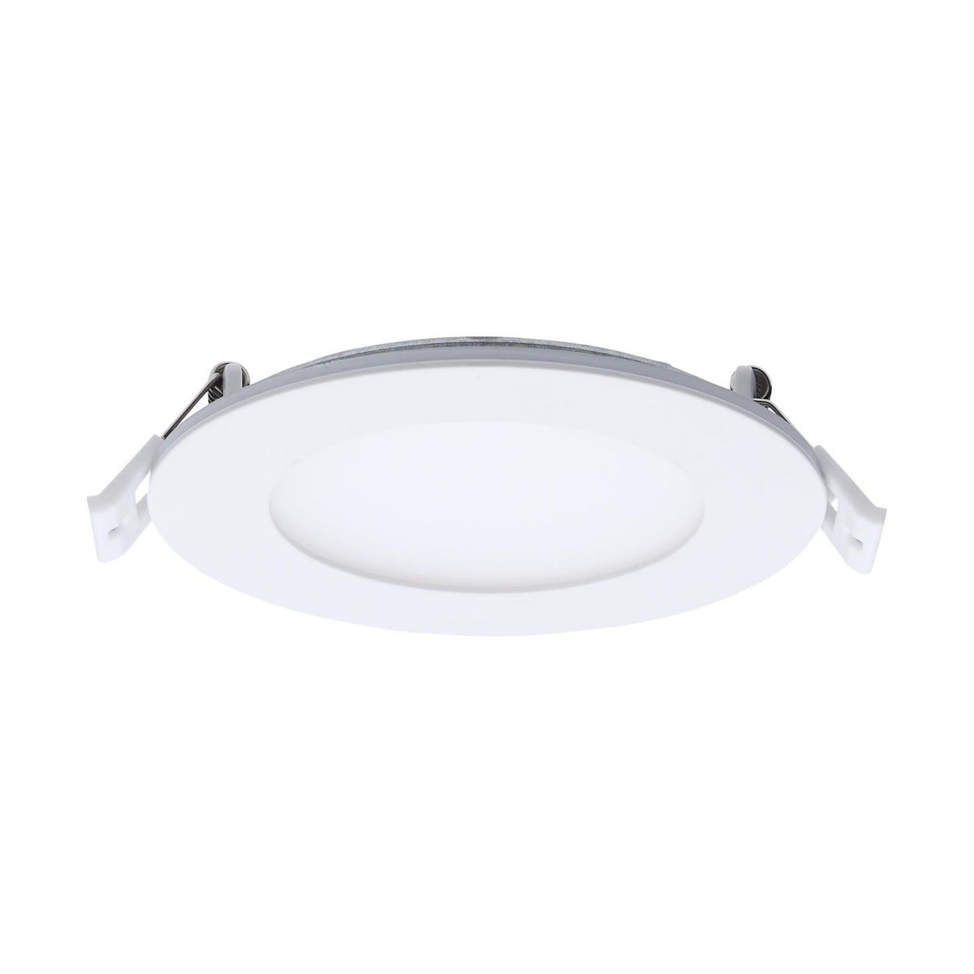 4" LED Downlight with Night Light, 760 Lm, Selectable CCT, White Round Trim - Bees Lighting