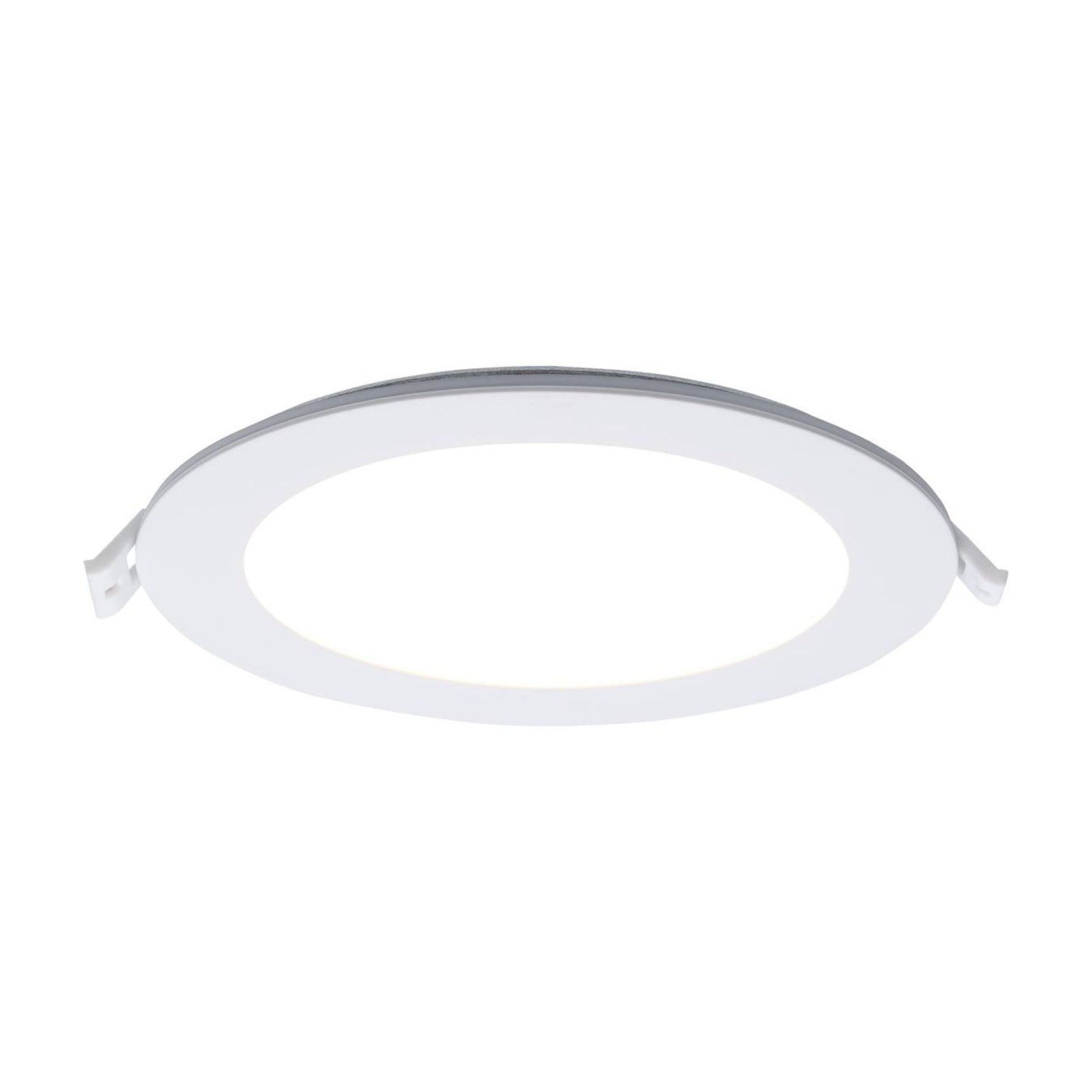 6" LED Downlight with Night Light, 1000 Lm, Selectable CCT, White Round Trim - Bees Lighting