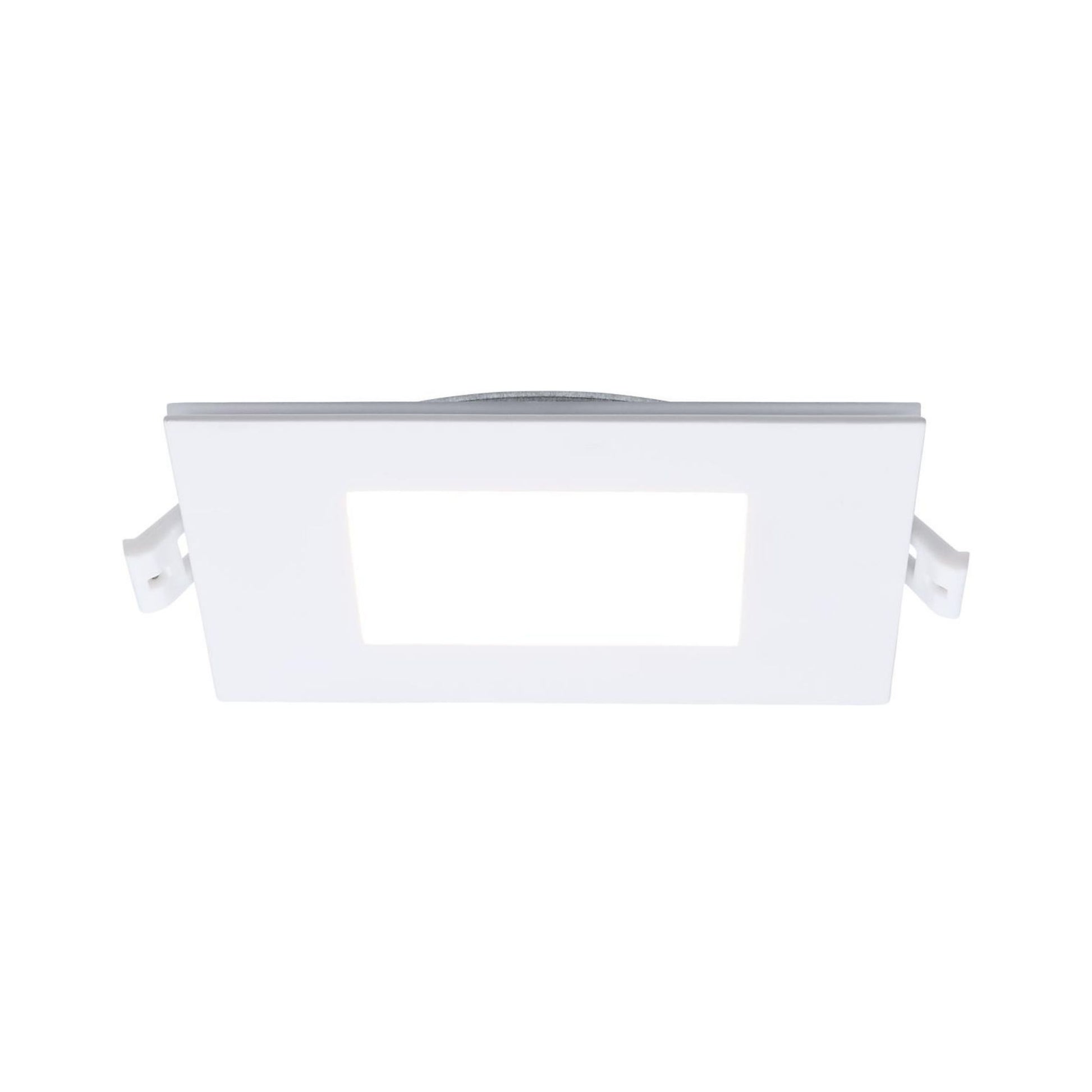 4" LED Downlight with Night Light, 760 Lm, Selectable CCT, White Square Trim - Bees Lighting