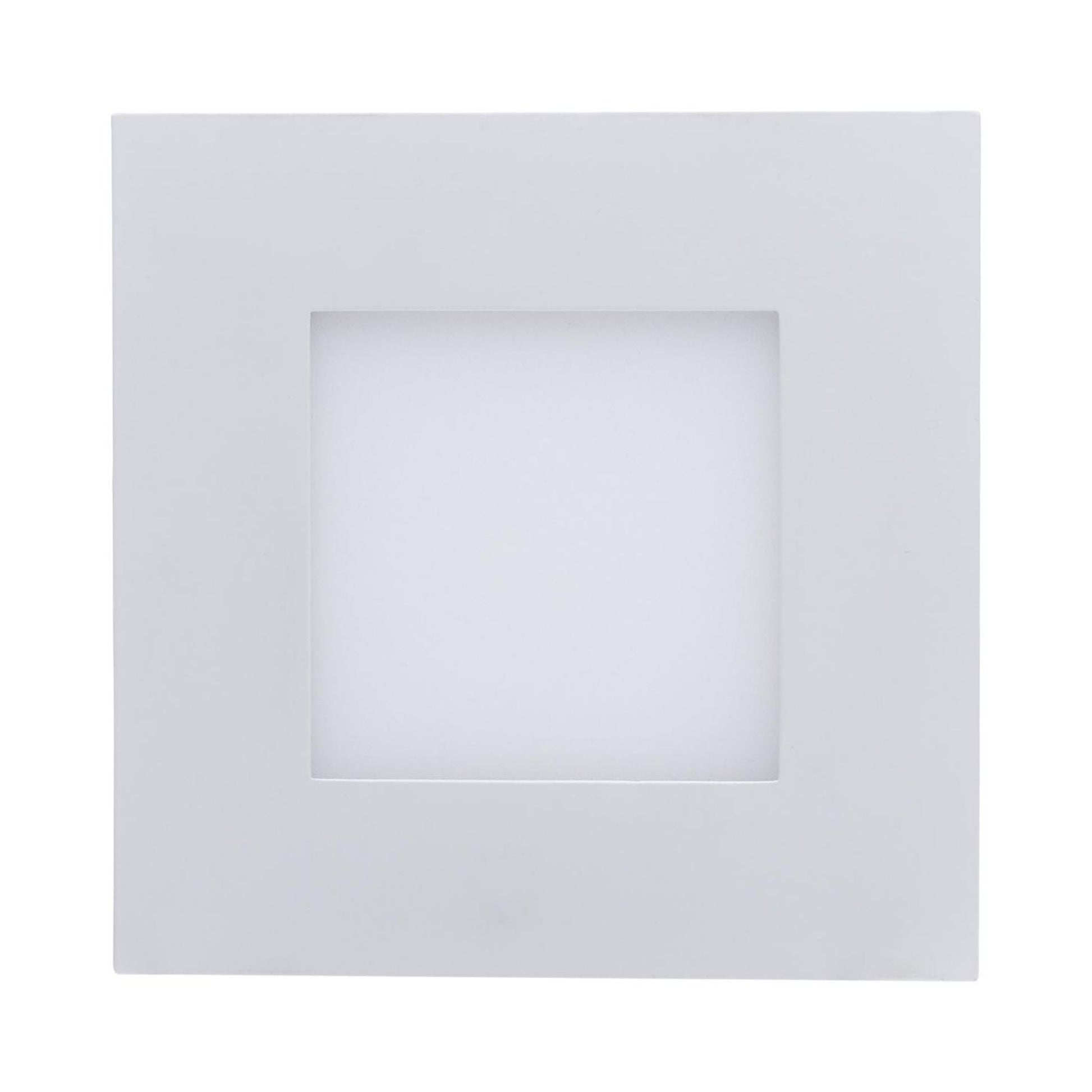 4" LED Downlight with Night Light, 760 Lm, Selectable CCT, White Square Trim - Bees Lighting