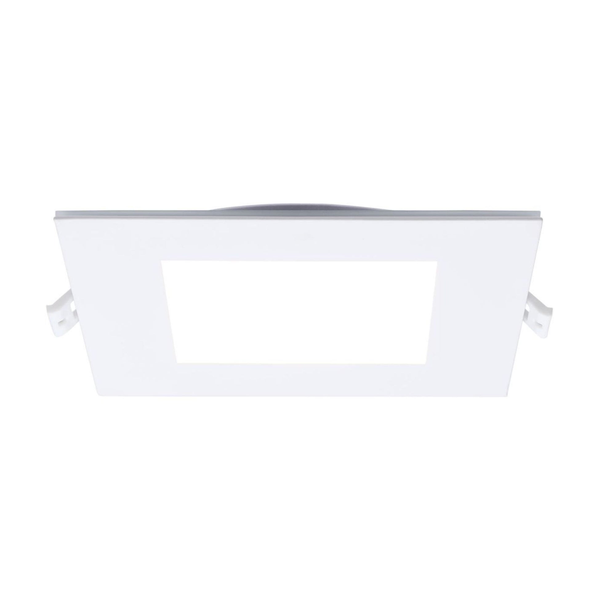 6" LED Downlight with Night Light, 1000 Lm, Selectable CCT, White Square Trim - Bees Lighting