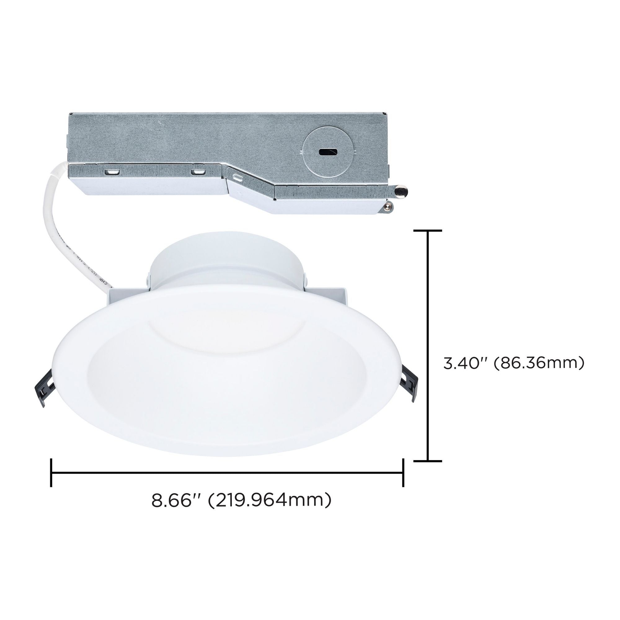 Satco S13512 8 in. Commercial Downlight Retrofit 30W 2500 Lumens Selectable CCT Wet Rated
