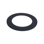 Satco 4" Flat Wafer Downlight Retrofit Trim, Matte Black Finish