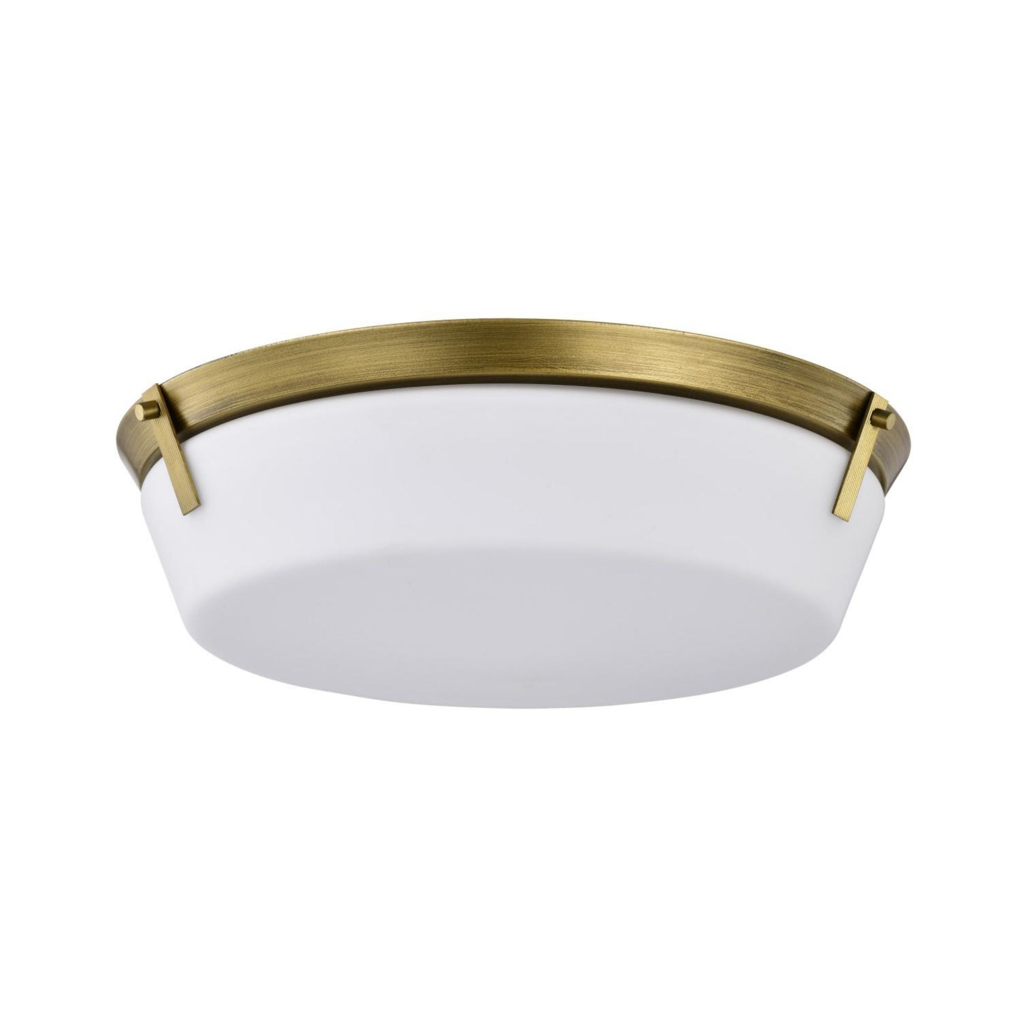 Rowen 19" 4 lights Flush Mount, Natural Brass Finish