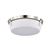 Rowen Flush Mount Light, Etched White Glass