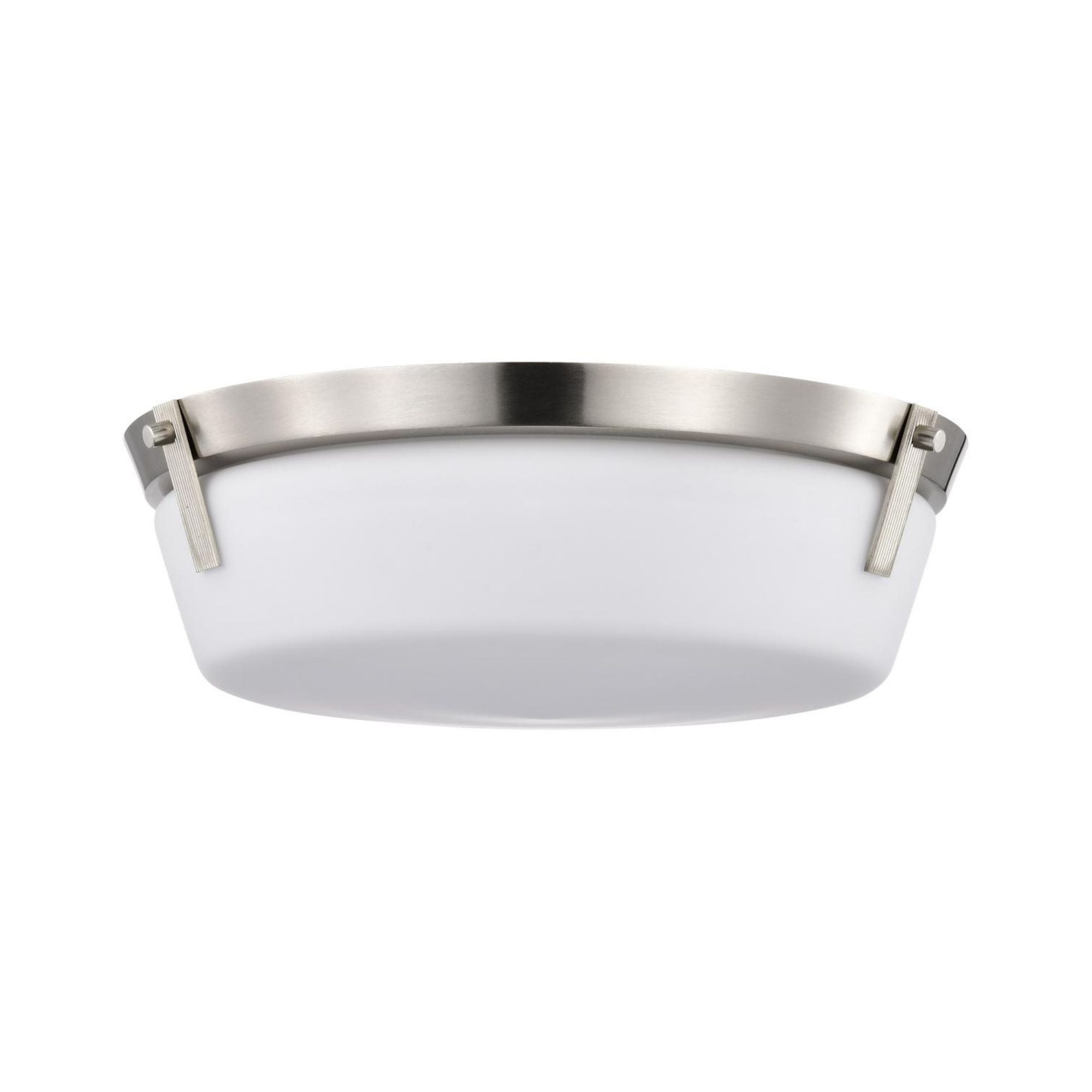 Rowen 15" 3 lights Flush Mount, Brushed Nickel Finish