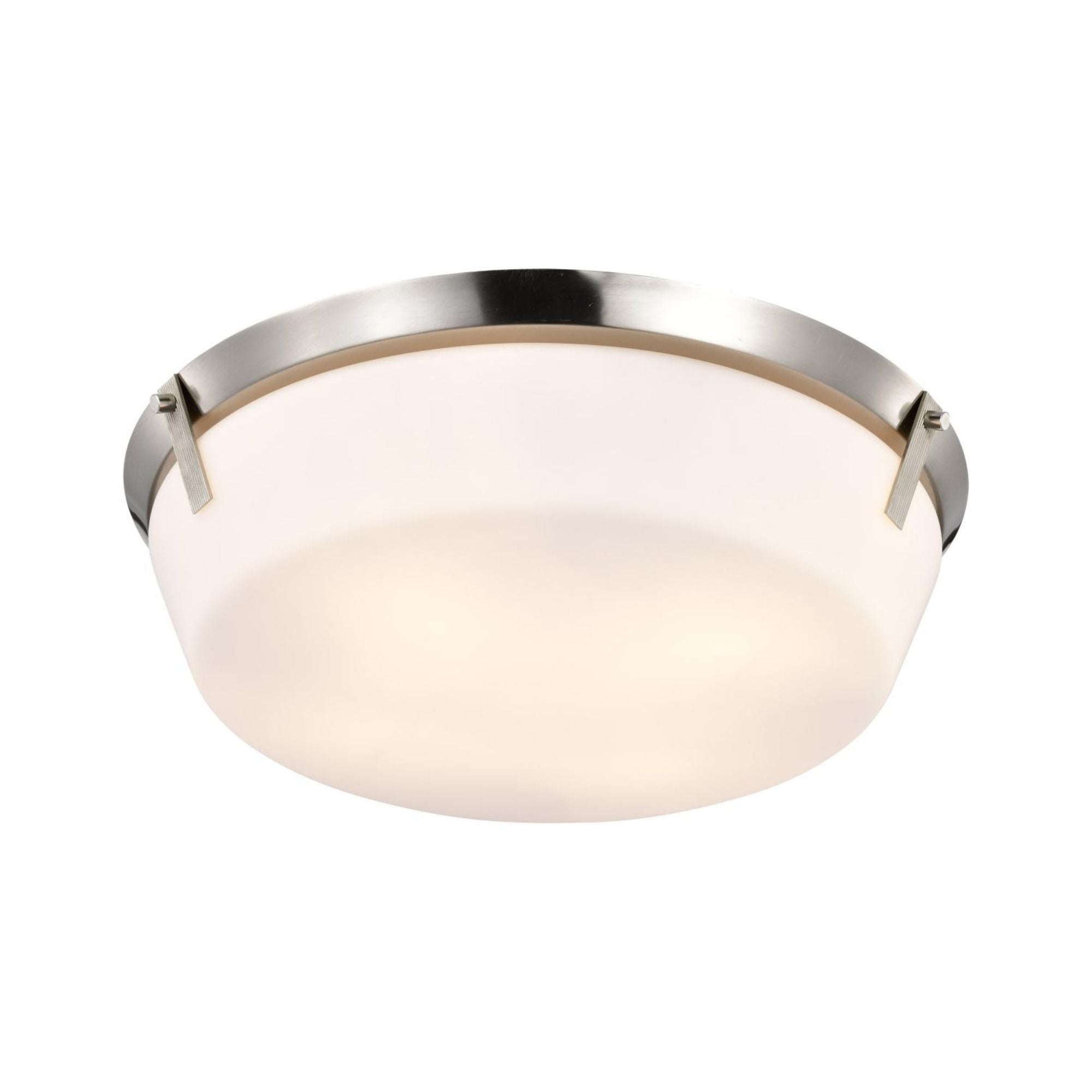 Rowen 19" 4 lights Flush Mount, Brushed Nickel Finish