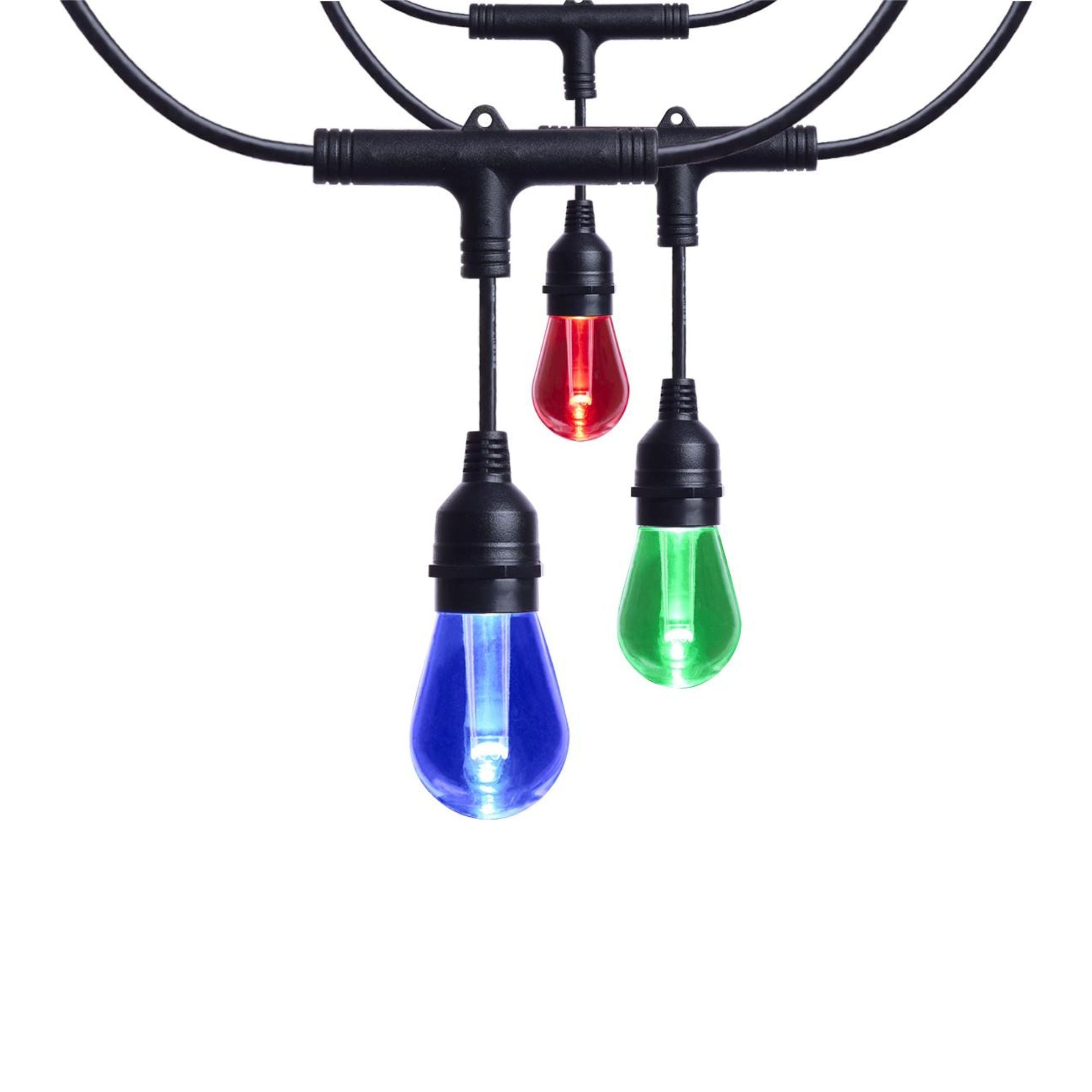 Starfish Smart 48ft LED String Light, 15-S14 Bulbs, RGB + Tunable White