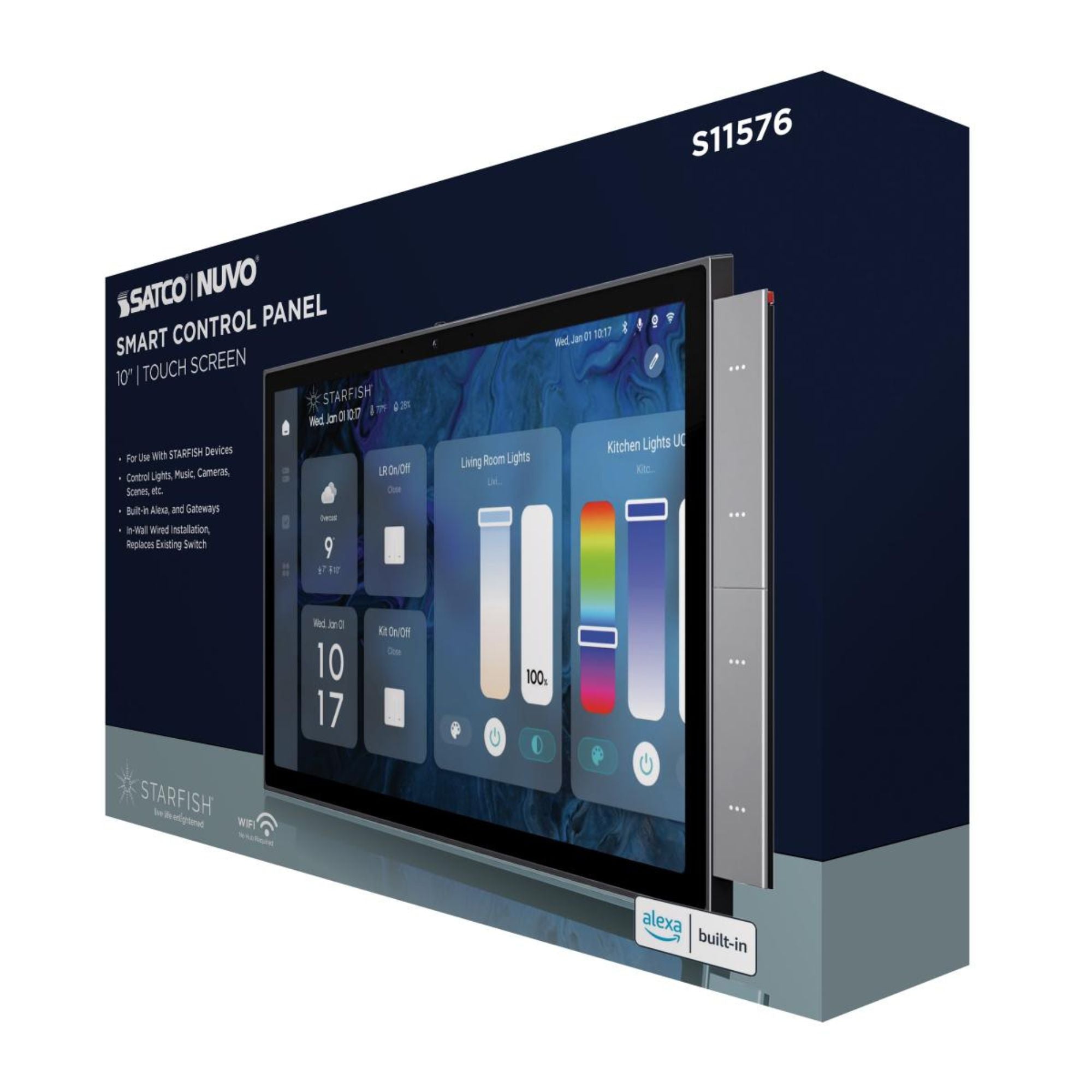 Starfish 10" In-Wall Smart Control Panel