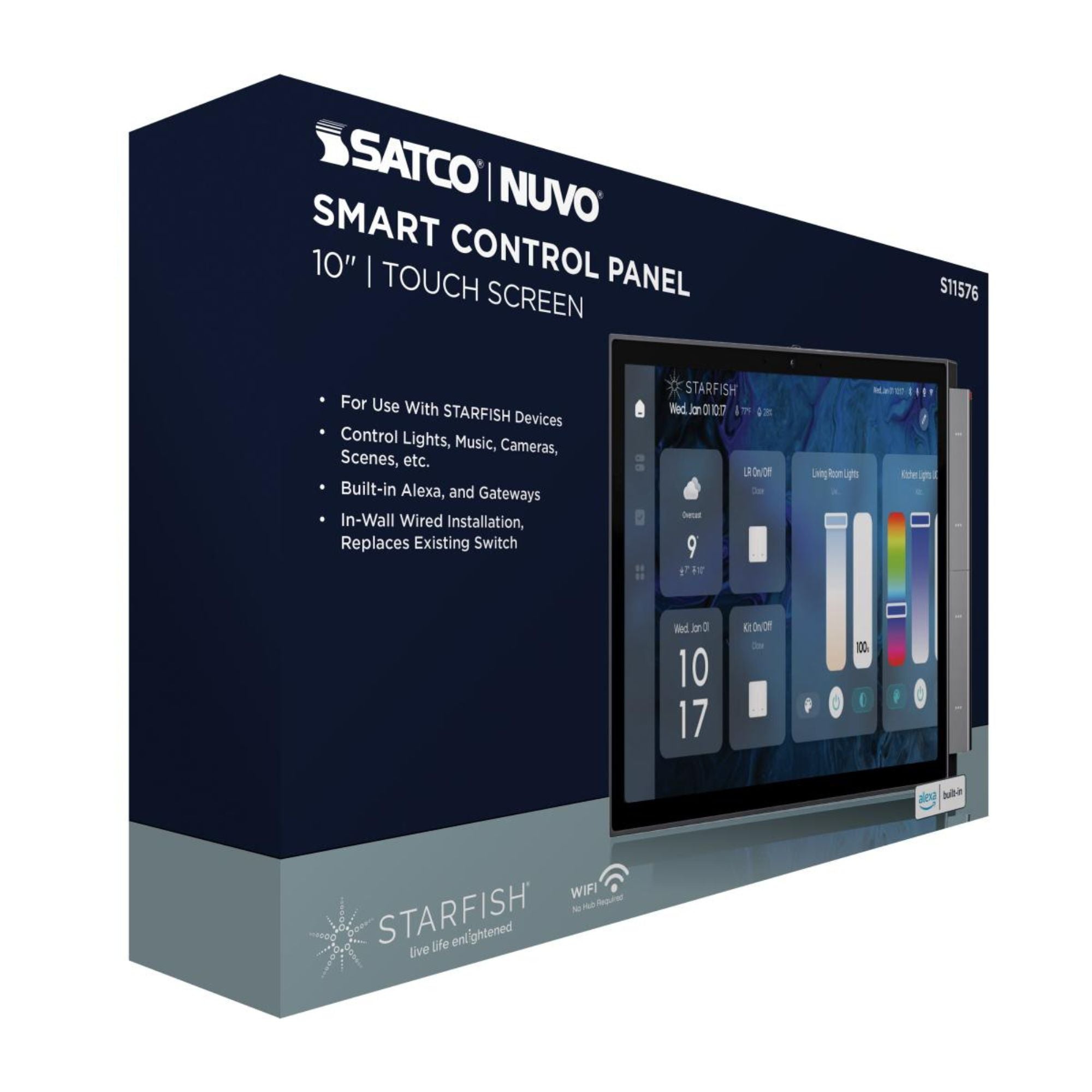 Starfish 10" In-Wall Smart Control Panel
