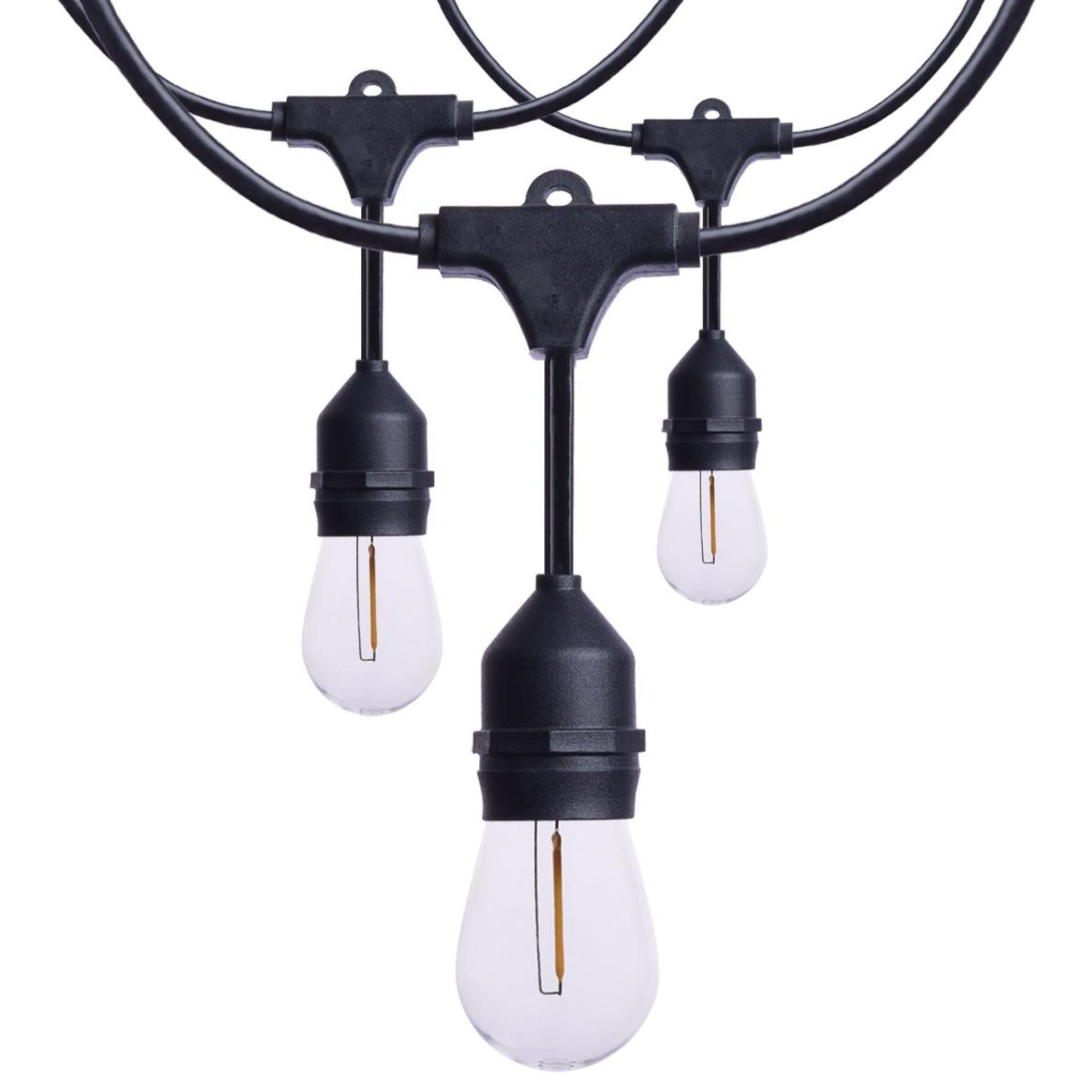 S14 LED String Light Replacement Lamp, E26 Medium Base, 2200K, Pack of 4